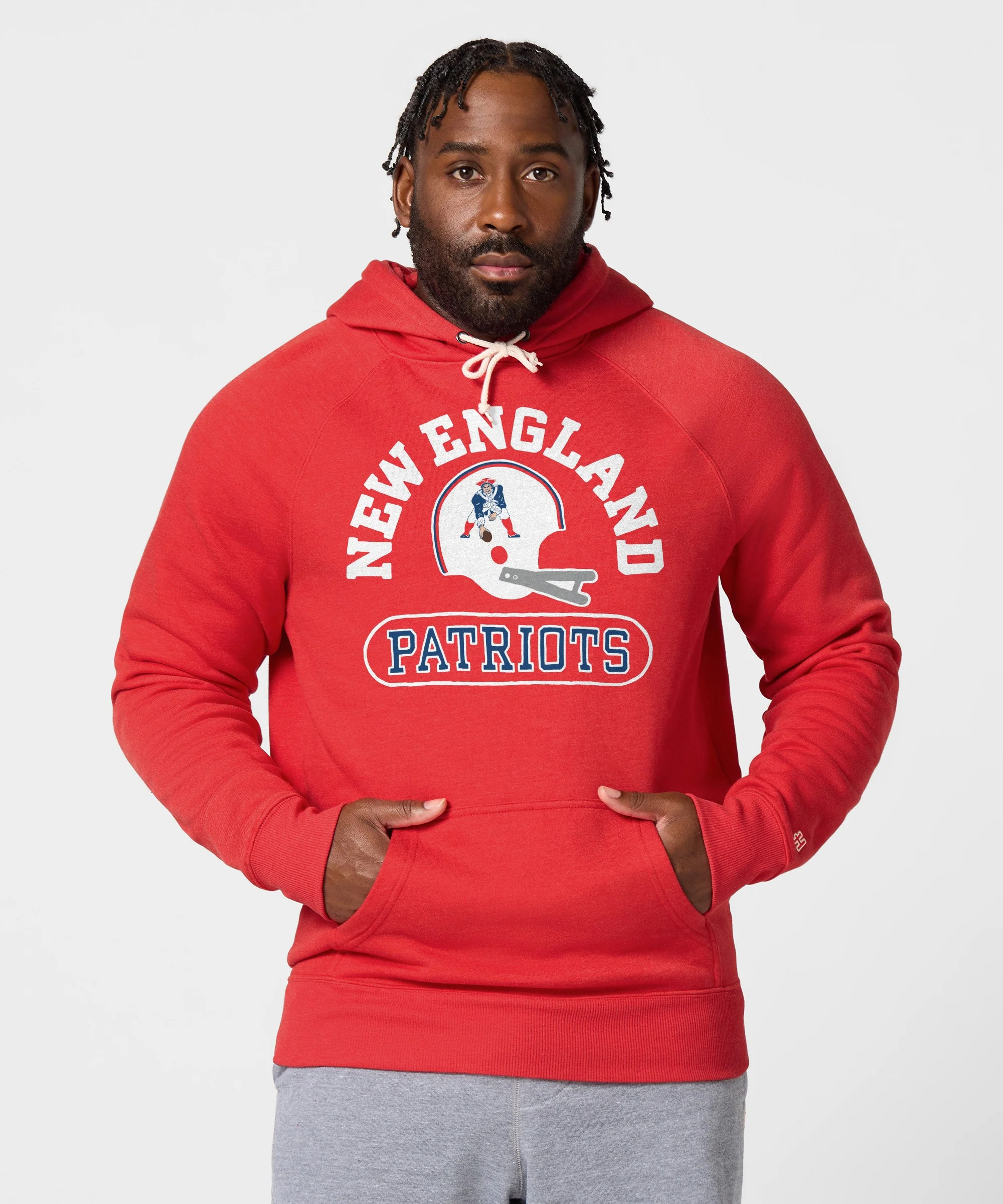 New England Patriots Throwback Helmet Hoodie - Image 3