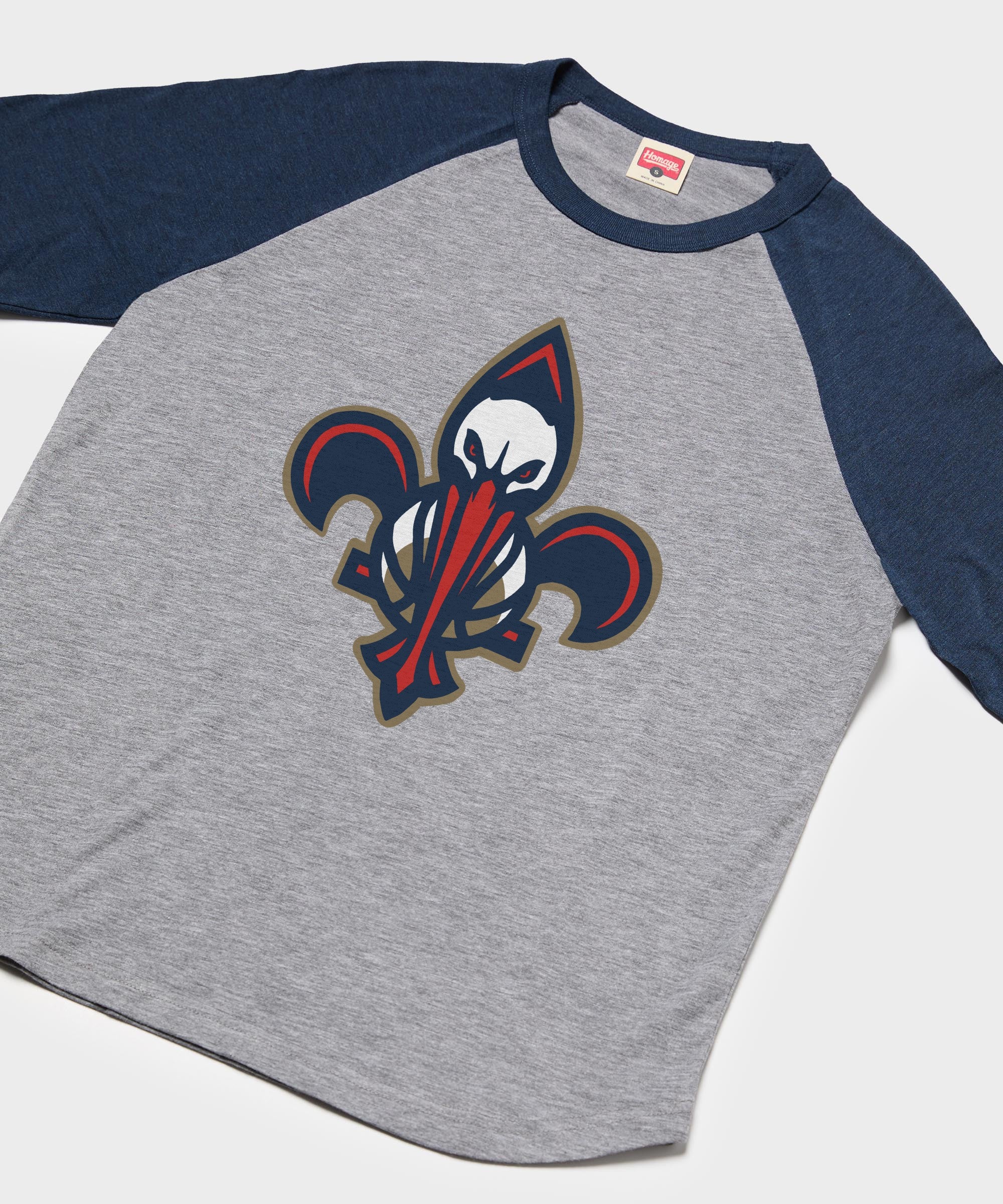 New Orleans Pelicans Logo Raglan - Image 2