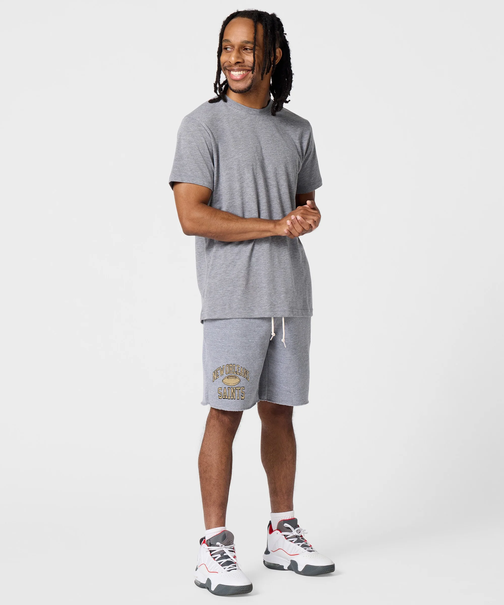 New Orleans Saints Gridiron Sweat Shorts - Image 5