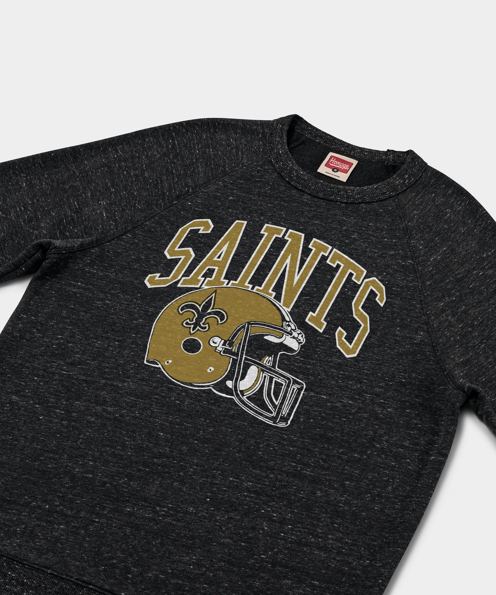 New Orleans Saints Helmet Crewneck - Image 2