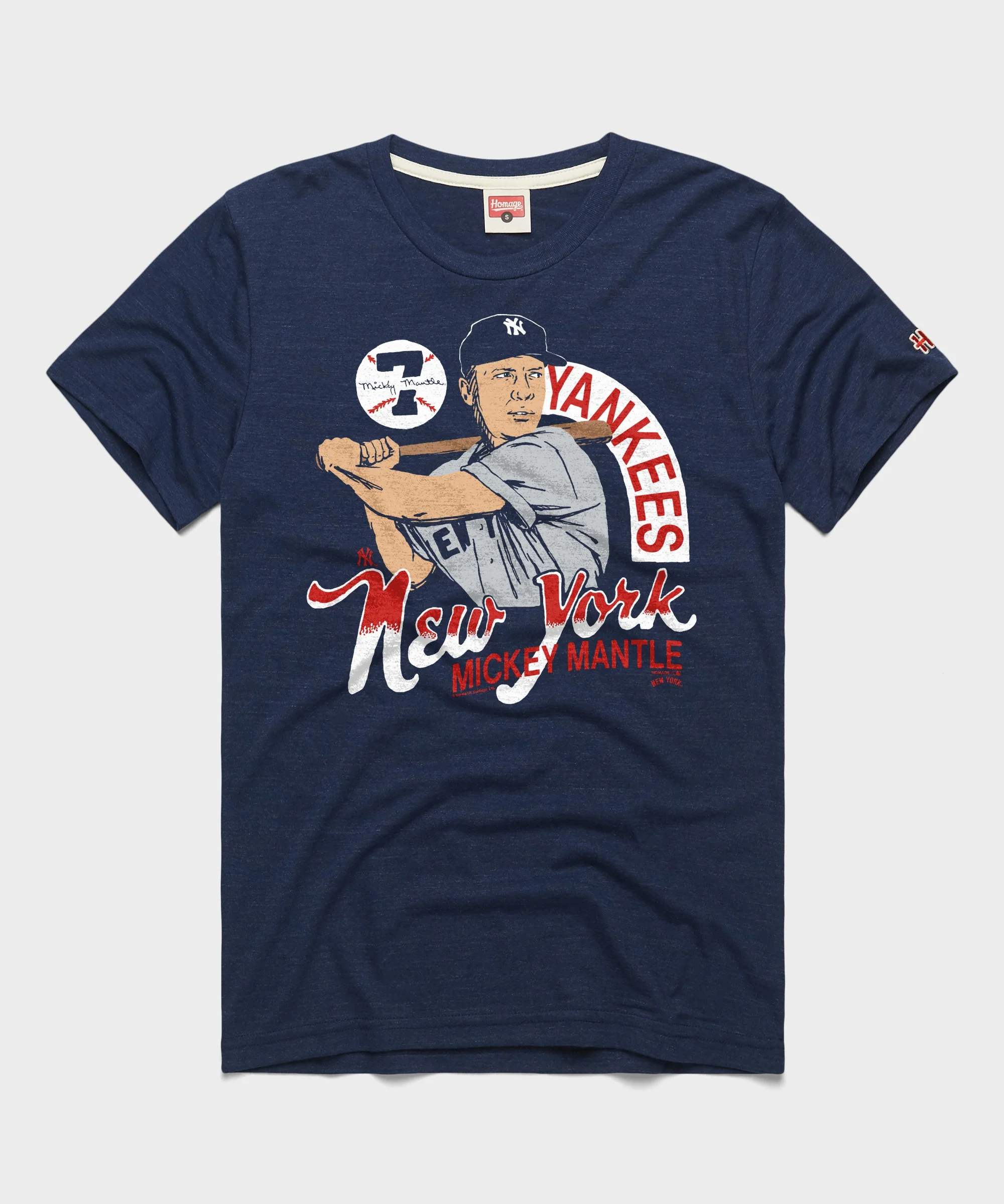 New York Yankees Mickey Mantle #7 Signature