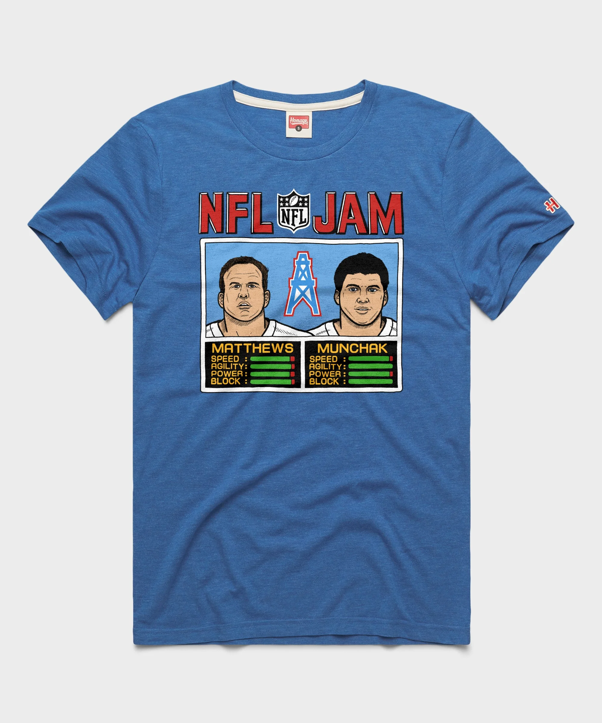 NFL Jam Oilers Matthews And Munchak