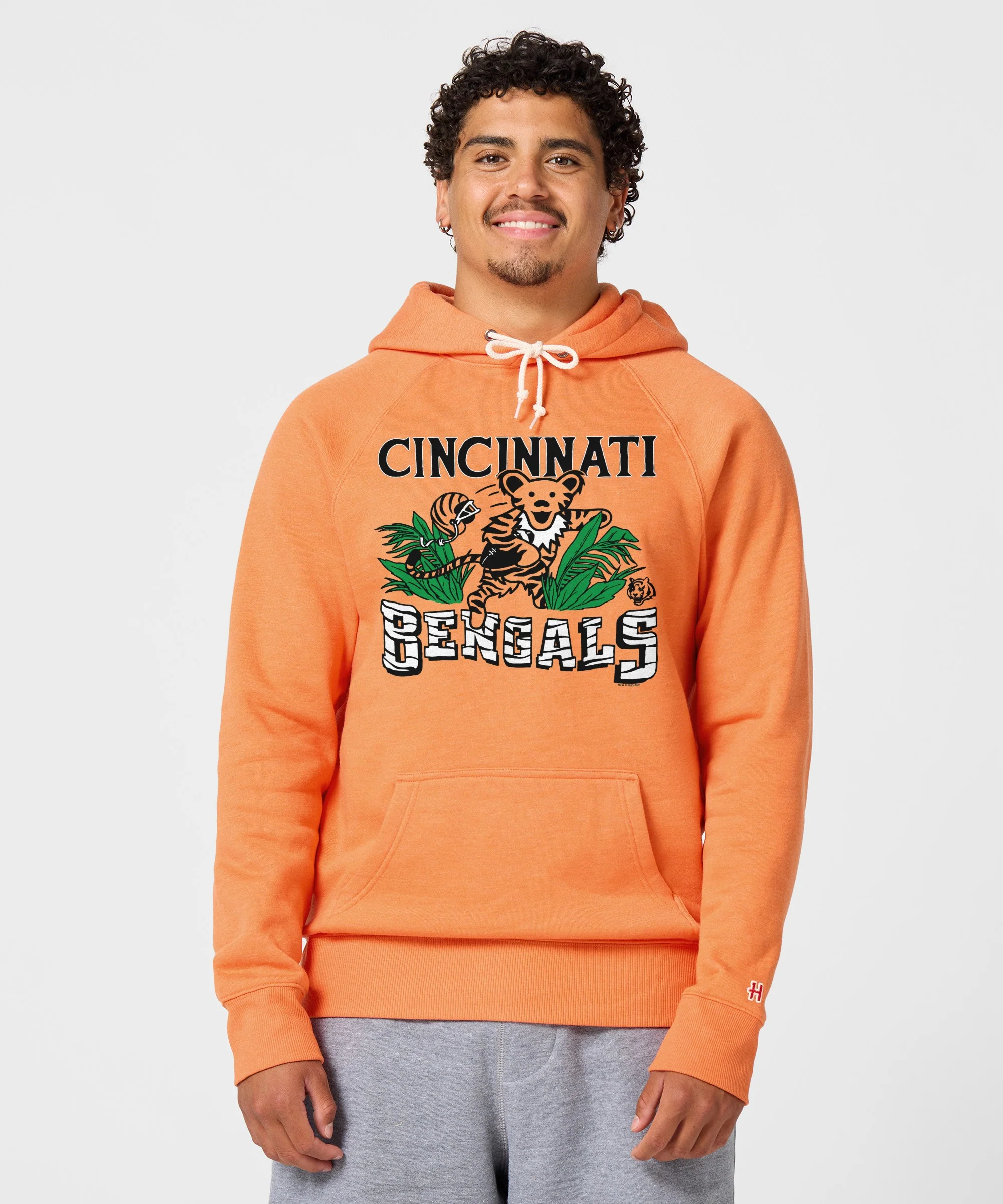 NFL x Grateful Dead x Bengals Hoodie - Image 3