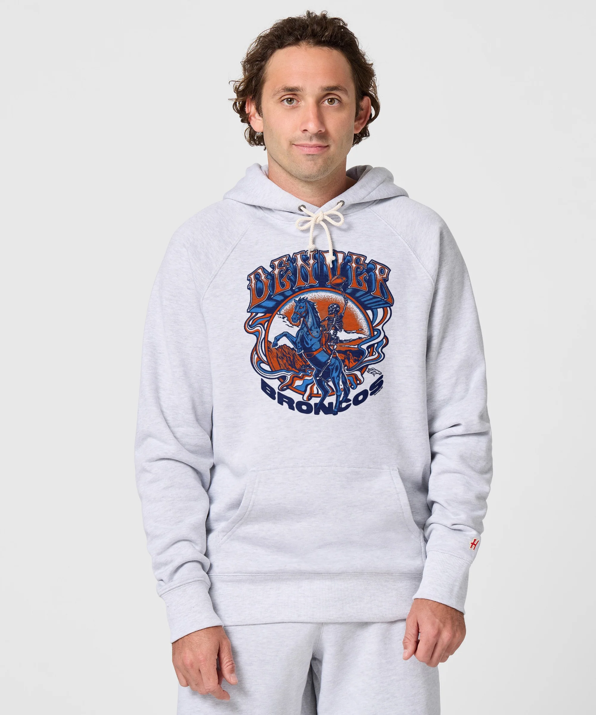 NFL x Grateful Dead x Broncos Hoodie - Image 3