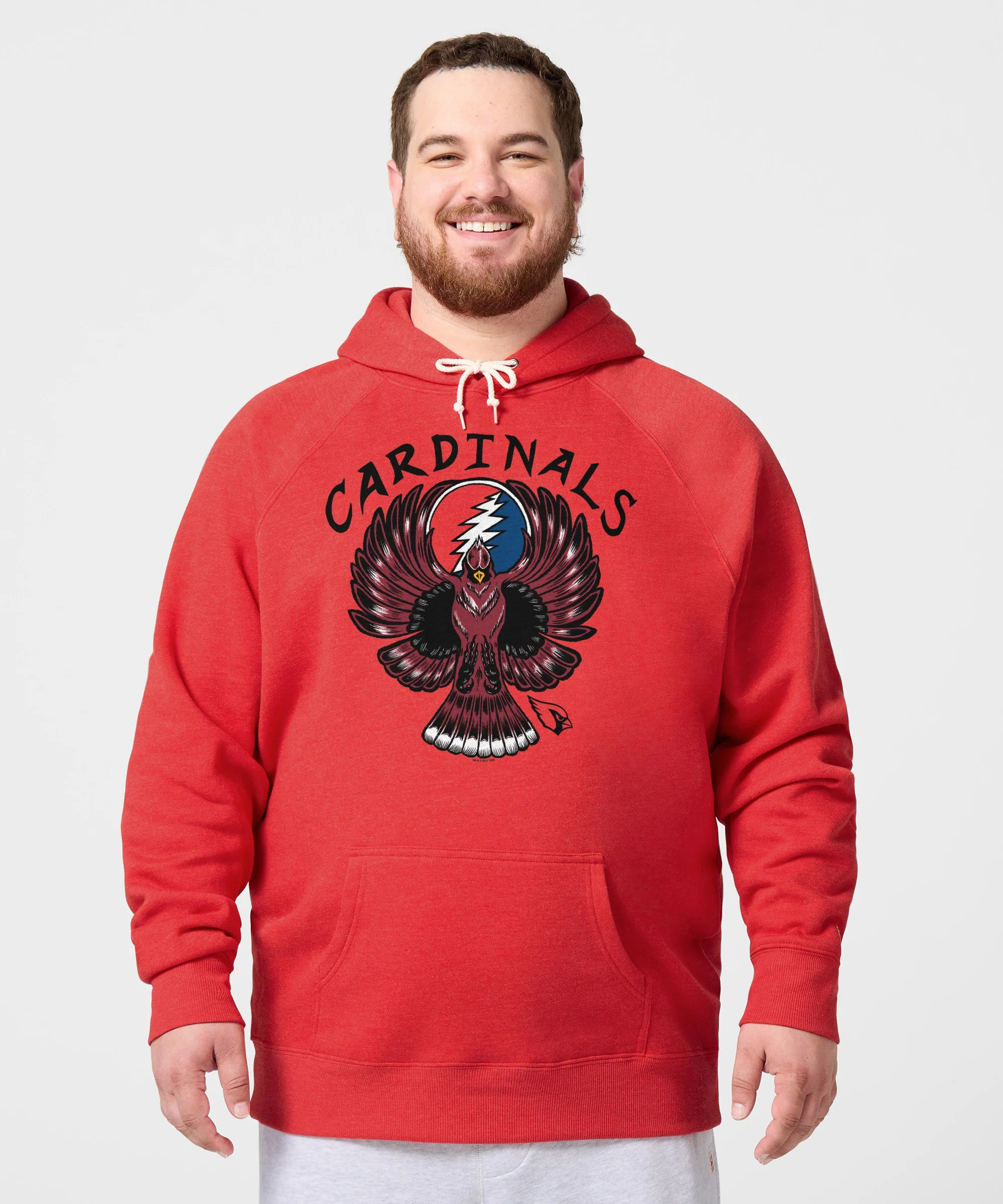 NFL x Grateful Dead x Cardinals Hoodie - Image 3