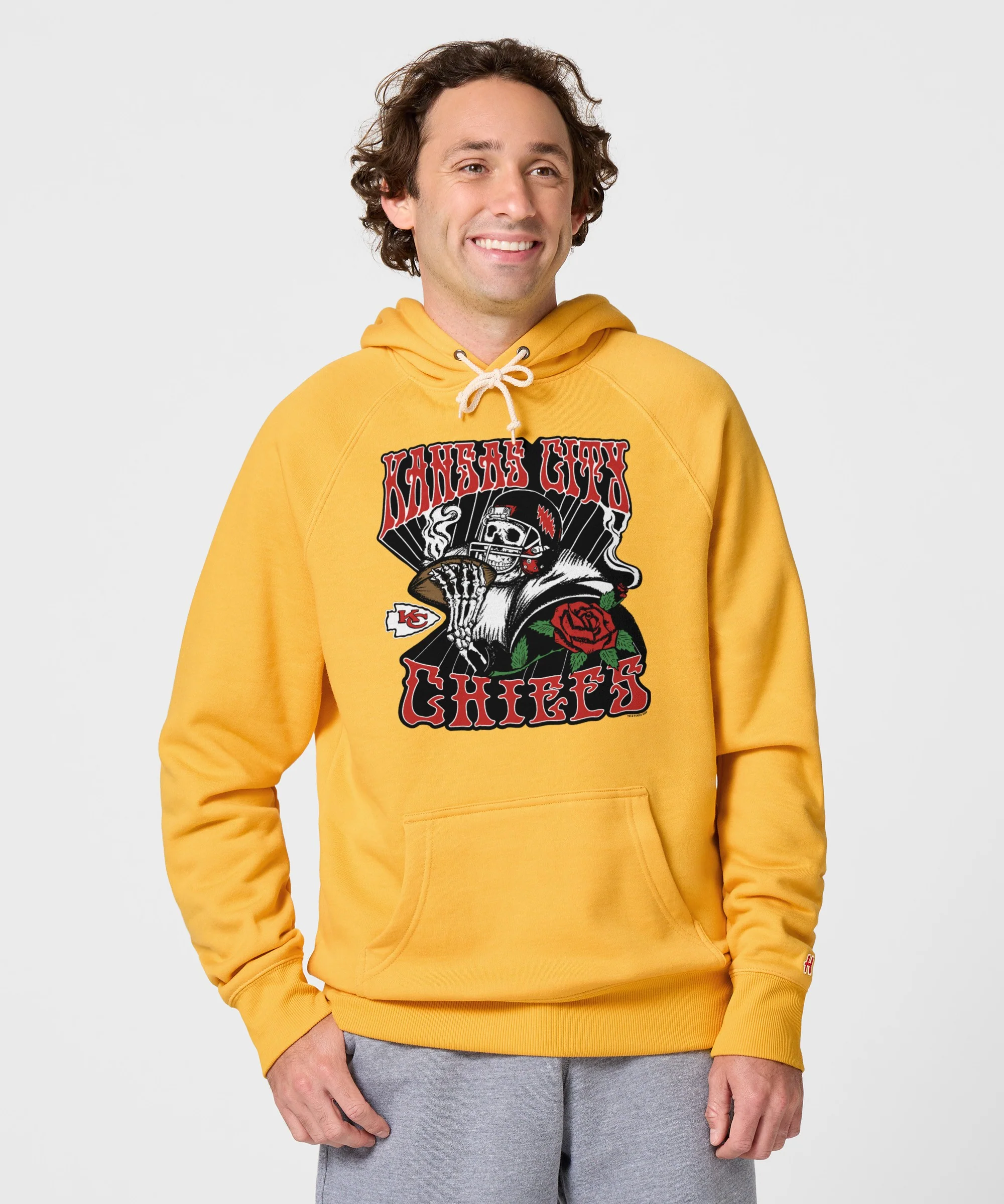 NFL x Grateful Dead x Chiefs Hoodie - Image 3