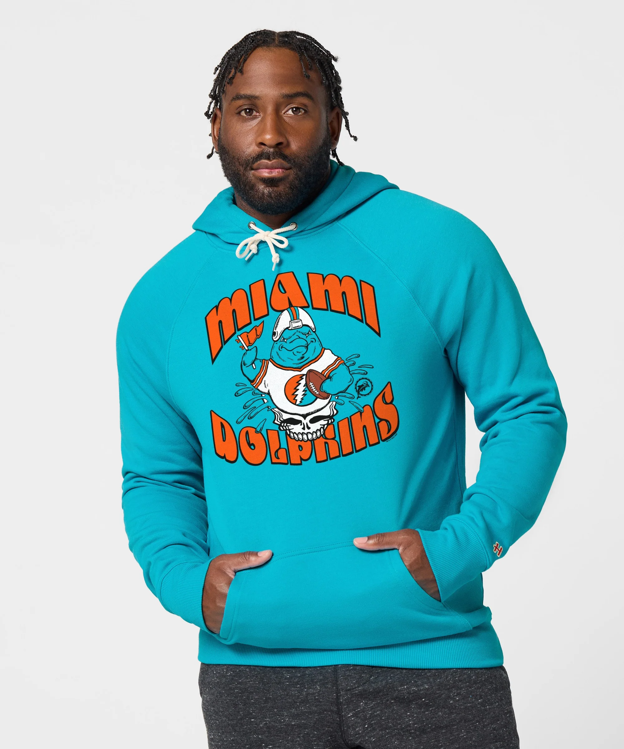 NFL x Grateful Dead x Dolphins Hoodie - Image 3