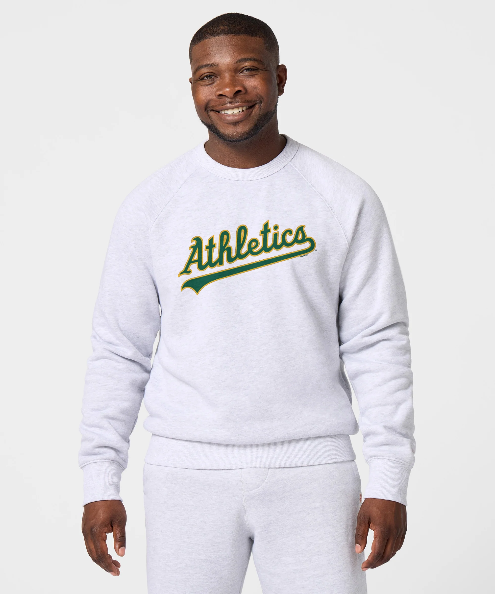 Oakland Athletics Jersey Logo '93 Crewneck - Image 3