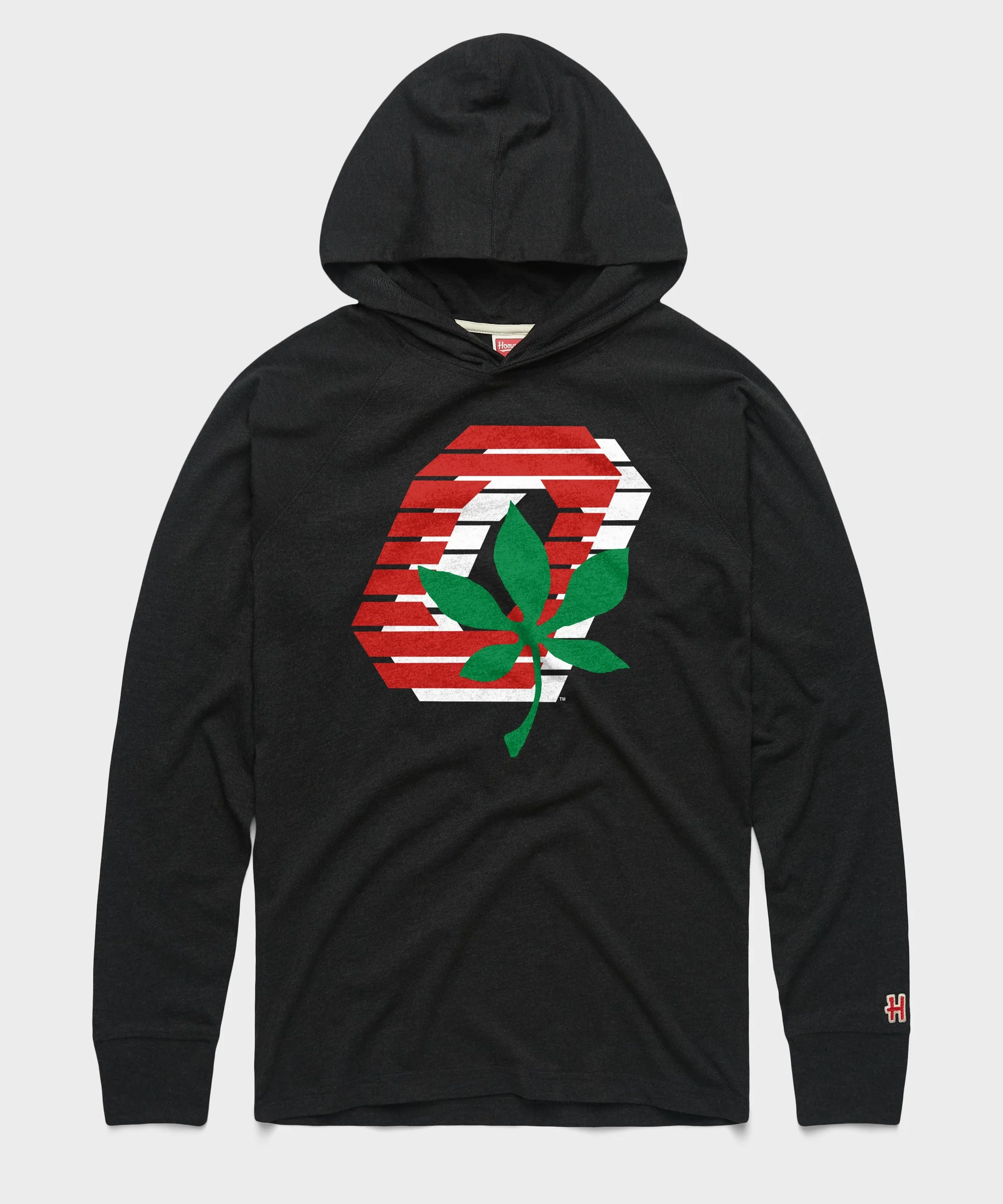 Ohio State Buckeye Leaf Lightweight Hoodie