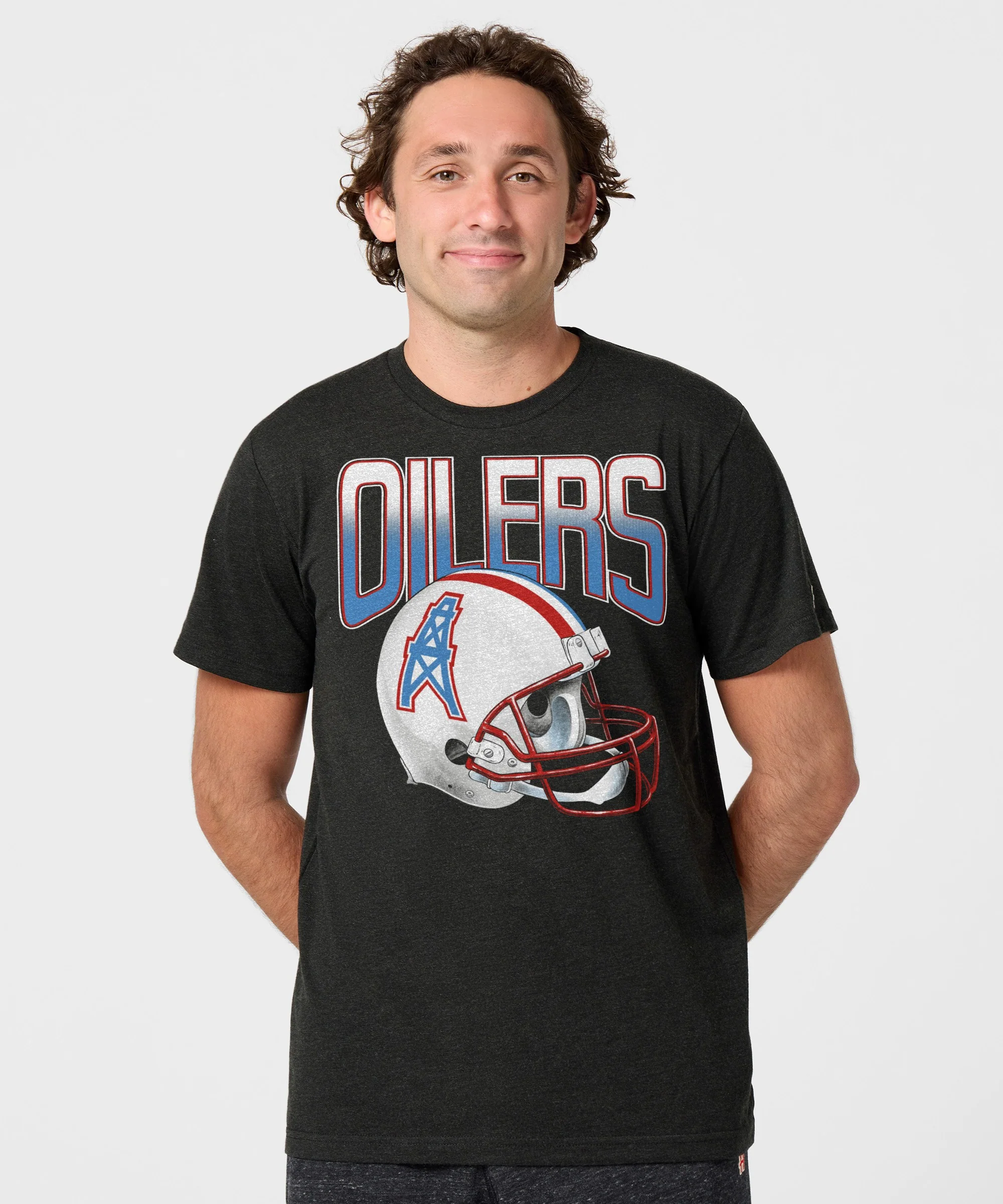 Oilers Football Gradient Helmet - Image 3