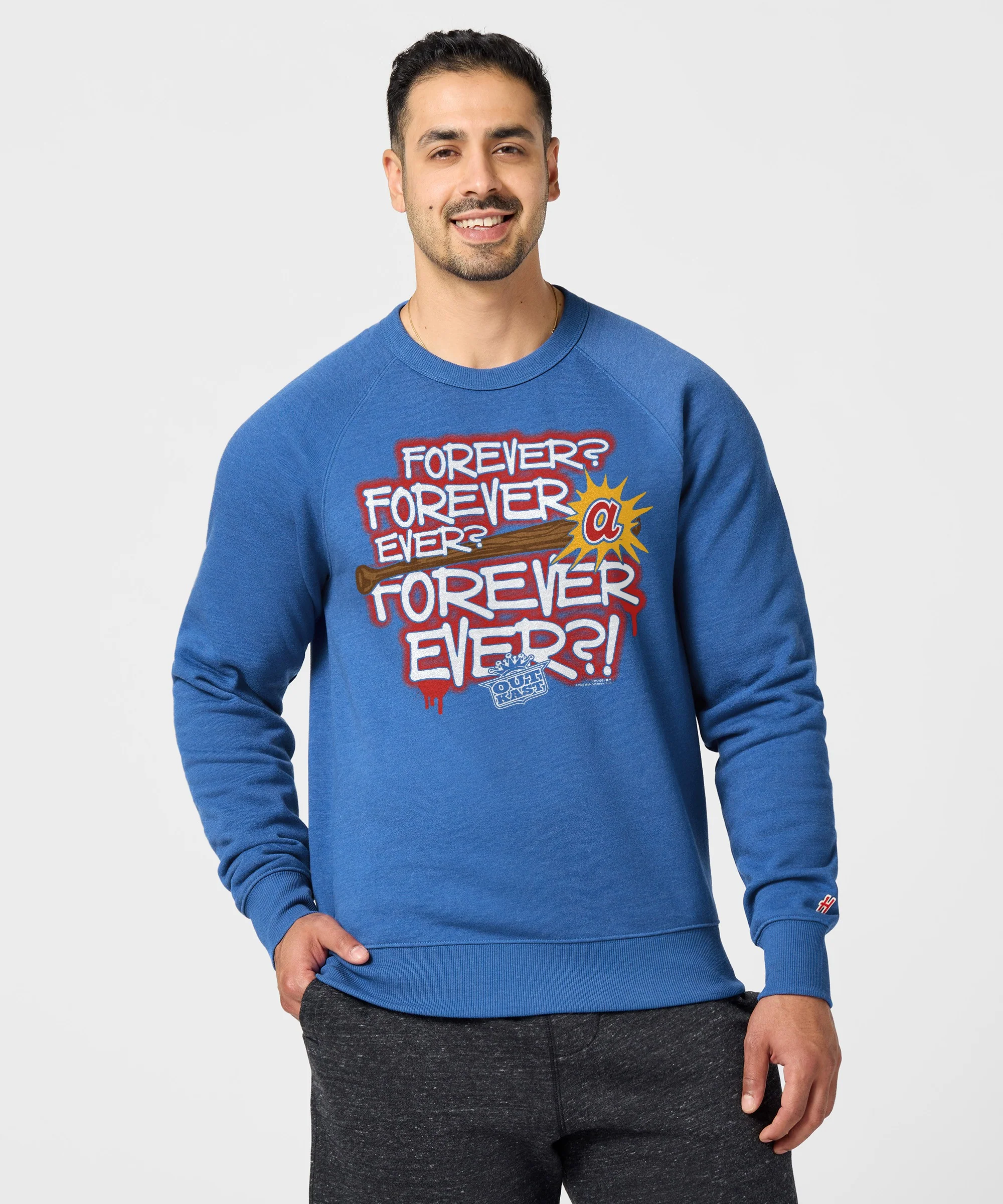 Outkast x Atlanta Braves Forever Ever?! Crewneck - Image 3
