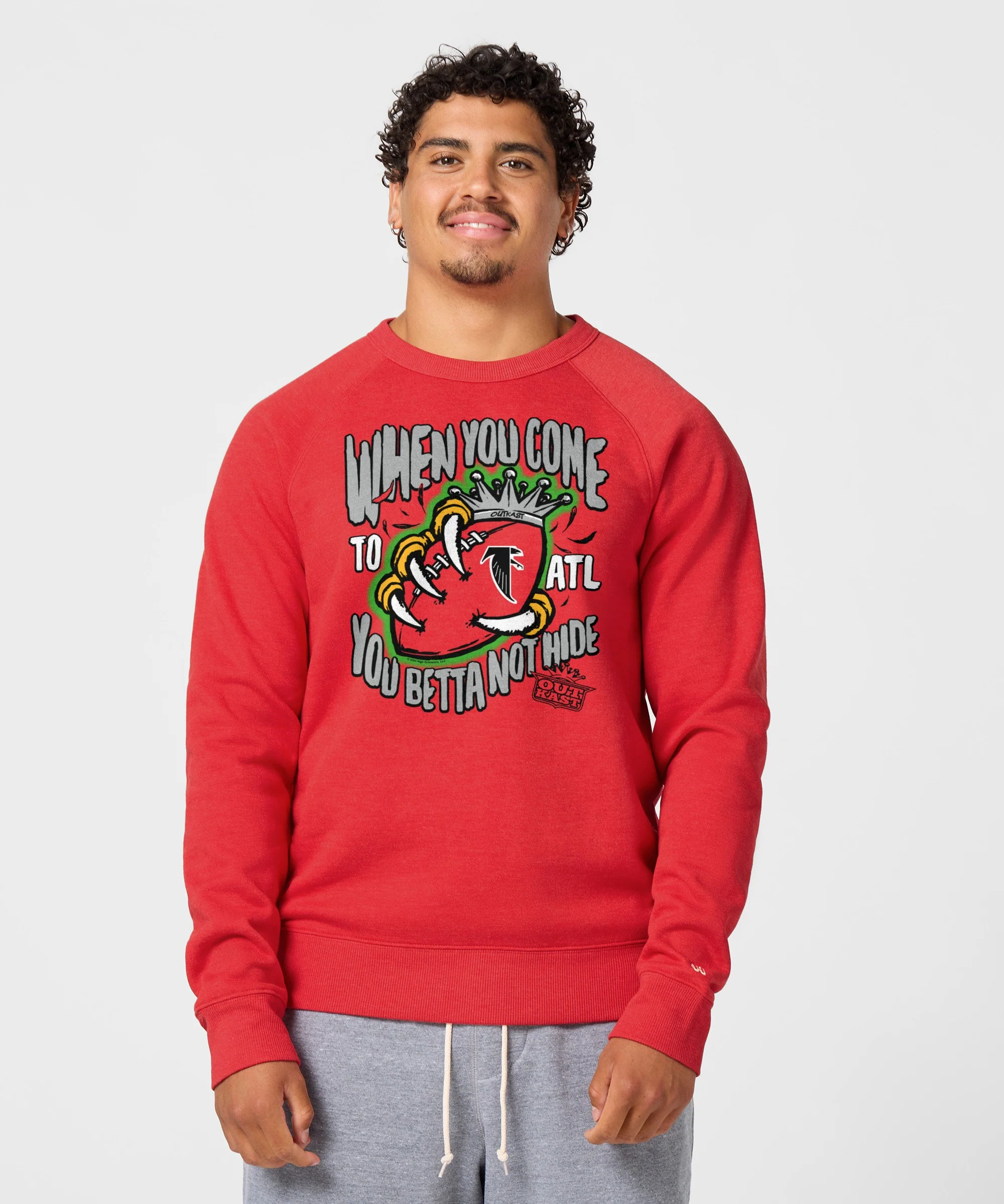 Outkast x Atlanta Falcons You Betta Not Hide Crewneck - Image 3