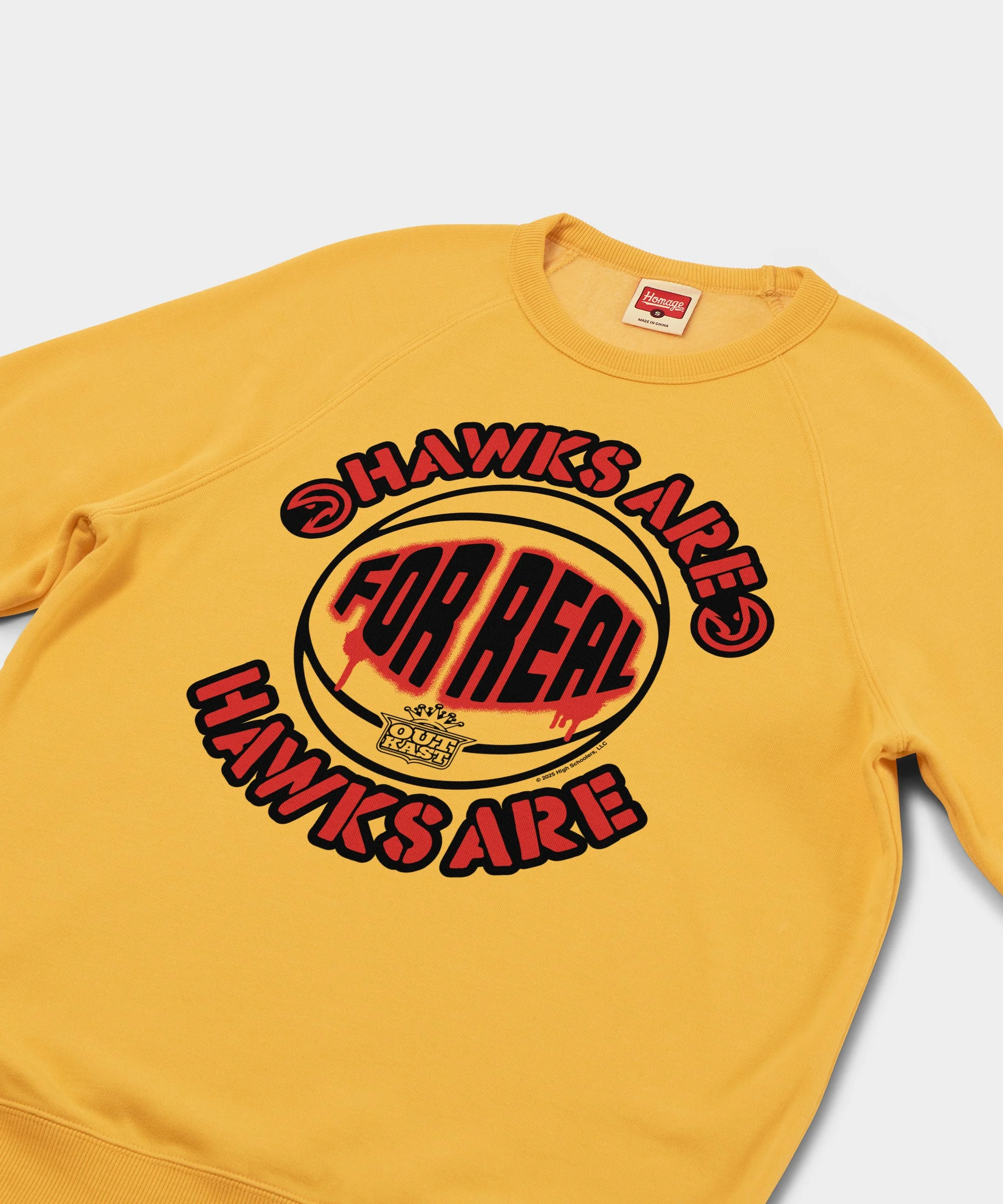 Outkast x Atlanta Hawks Hawks Are For Real Crewneck - Image 2
