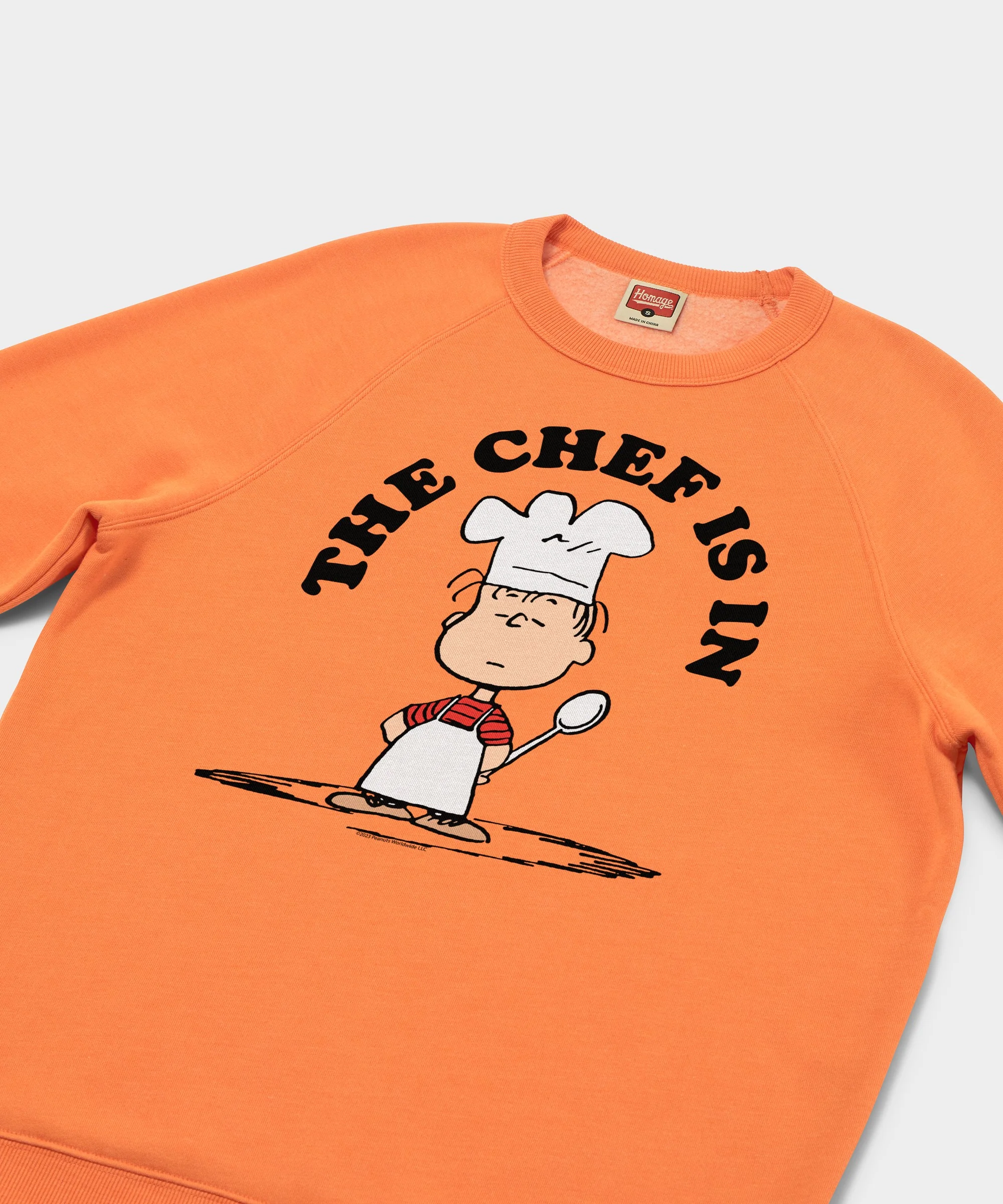 Peanuts Linus The Chef Is In Crewneck - Image 2