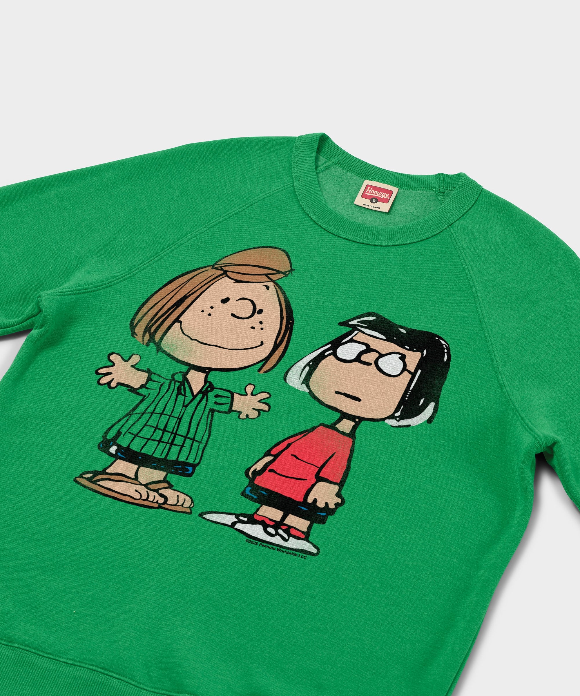 Peanuts Peppermint Patty And Marcie Character Crewneck - Image 2