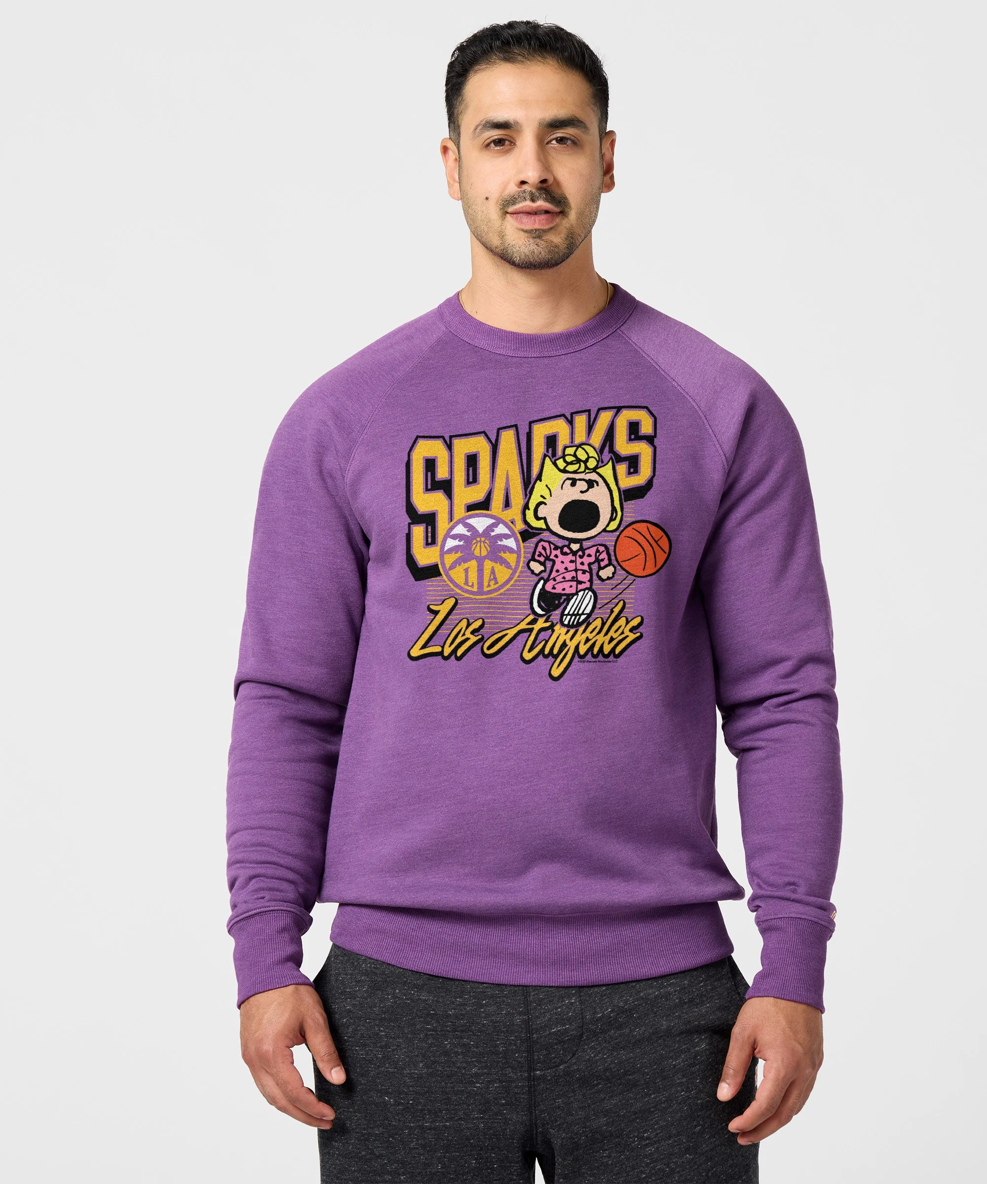 Peanuts Sally x Los Angeles Sparks Crewneck - Image 3