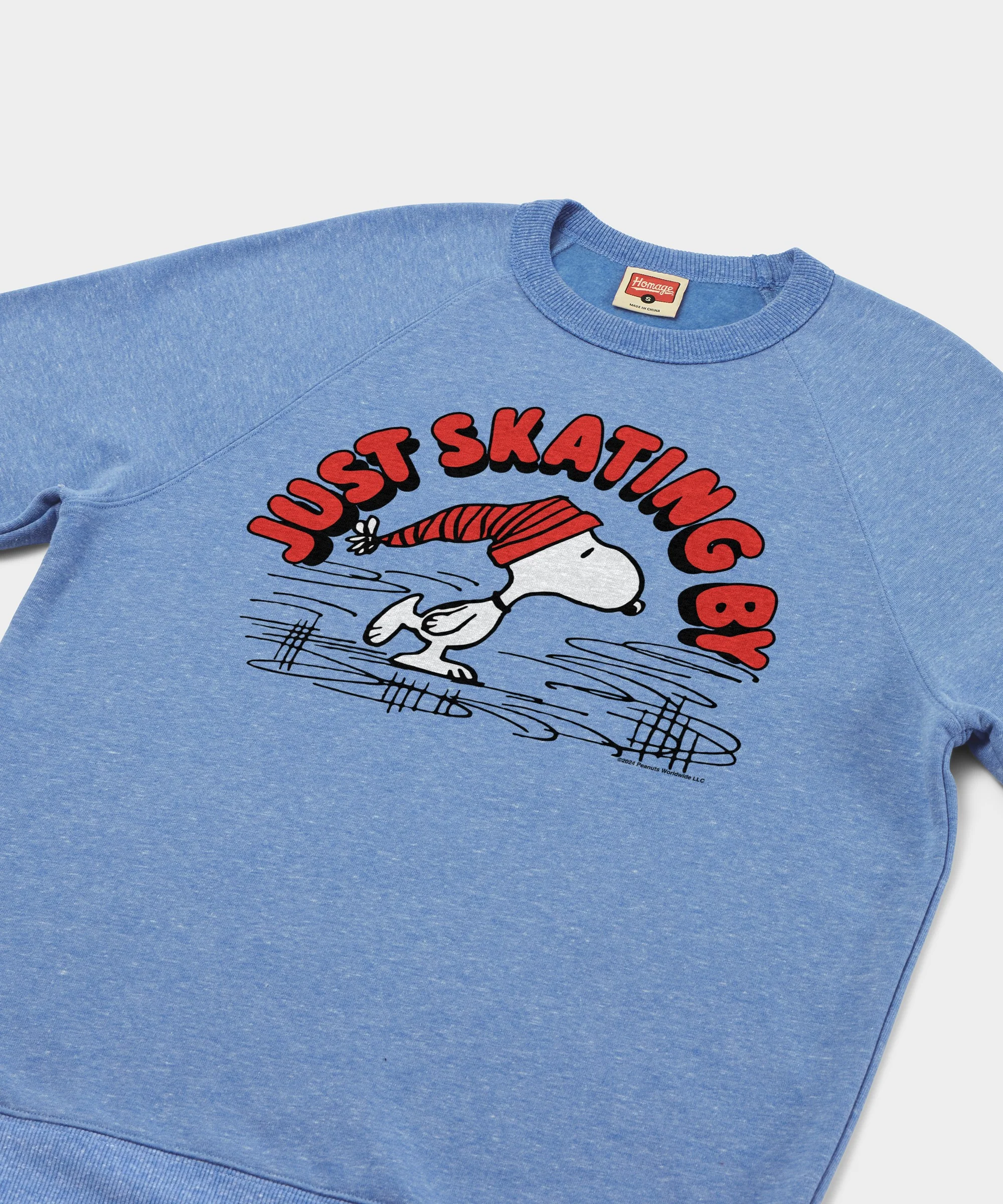 Peanuts Snoopy Just Skating By Crewneck - Image 2
