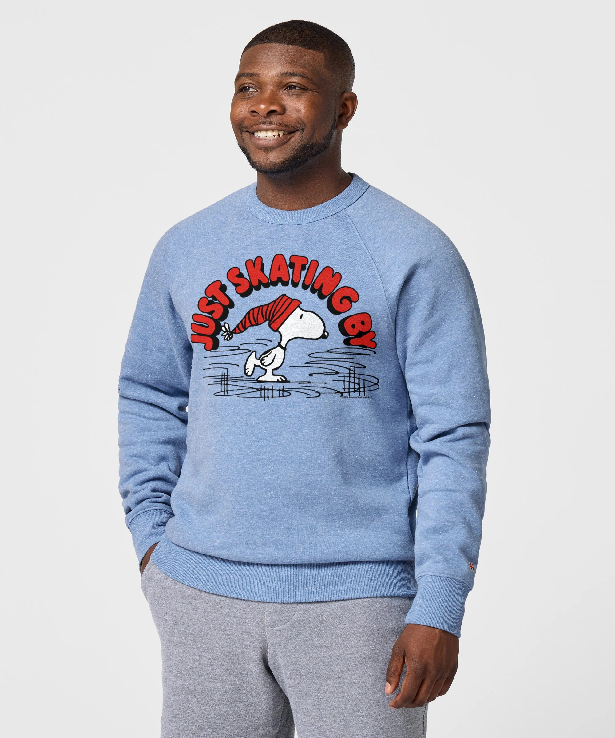 Peanuts Snoopy Just Skating By Crewneck - Image 3