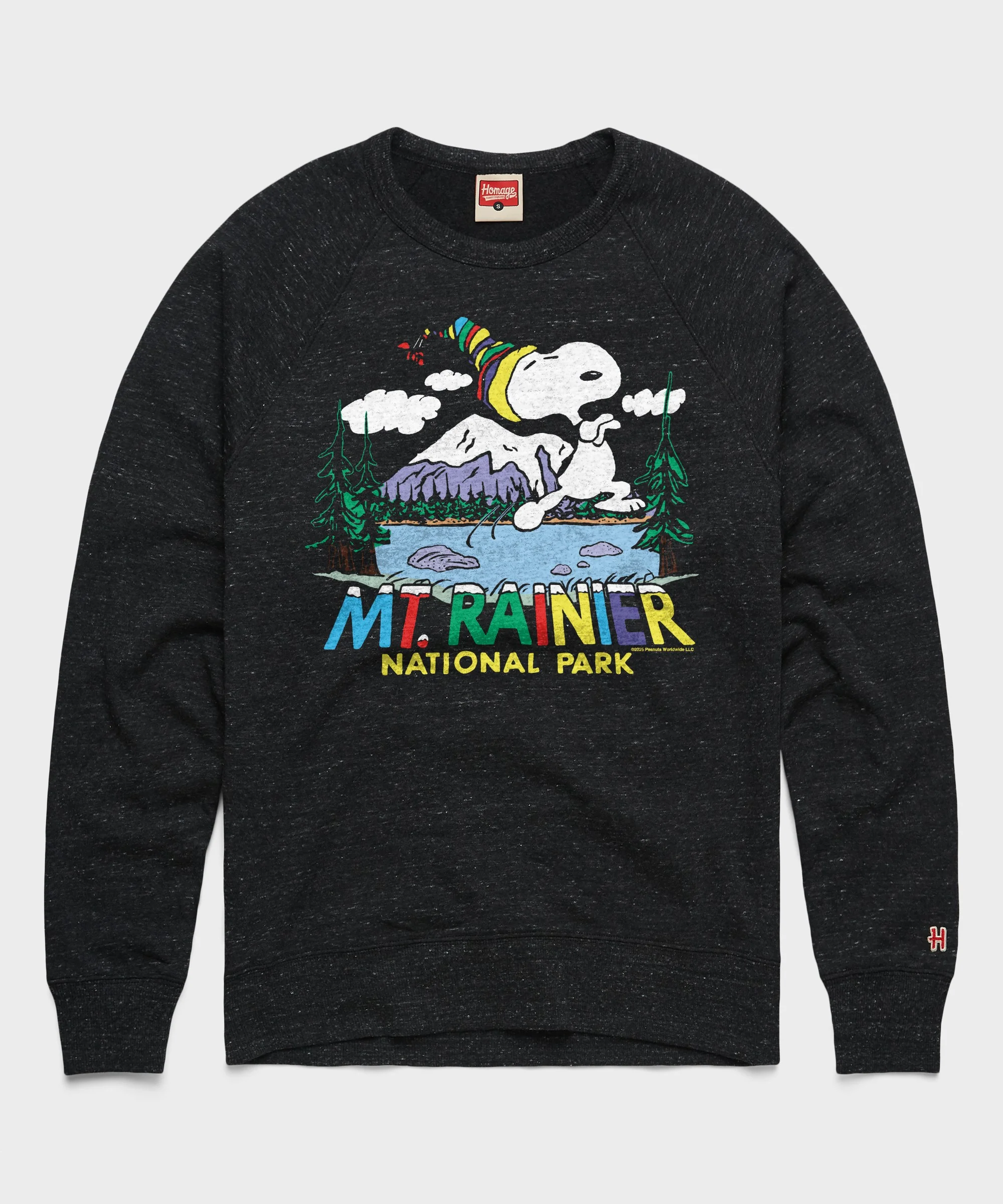 Peanuts Snoopy x Mount Rainier National Park Crewneck