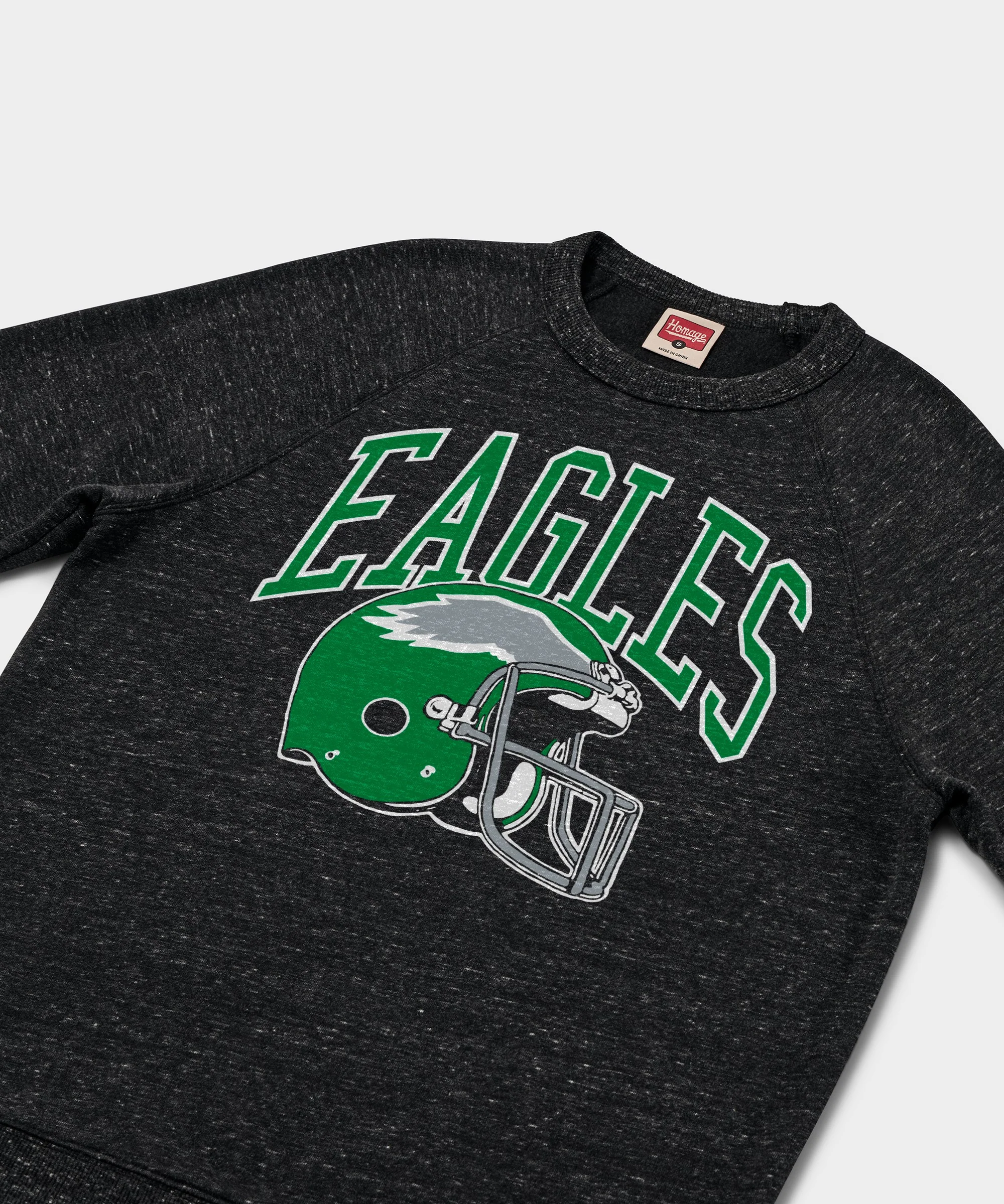 Philadelphia Eagles Helmet Retro Crewneck - Image 4