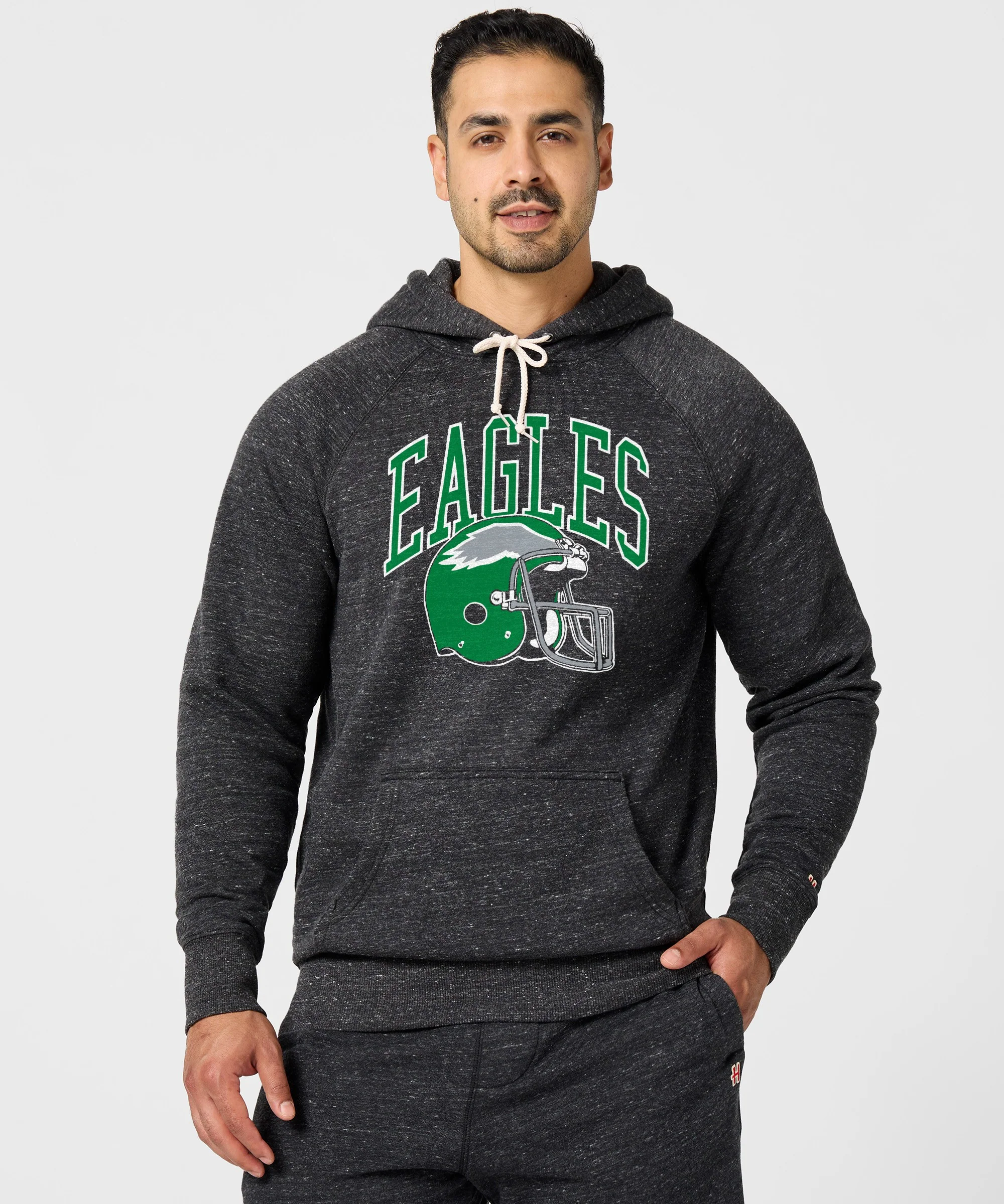 Philadelphia Eagles Helmet Retro Hoodie - Image 5