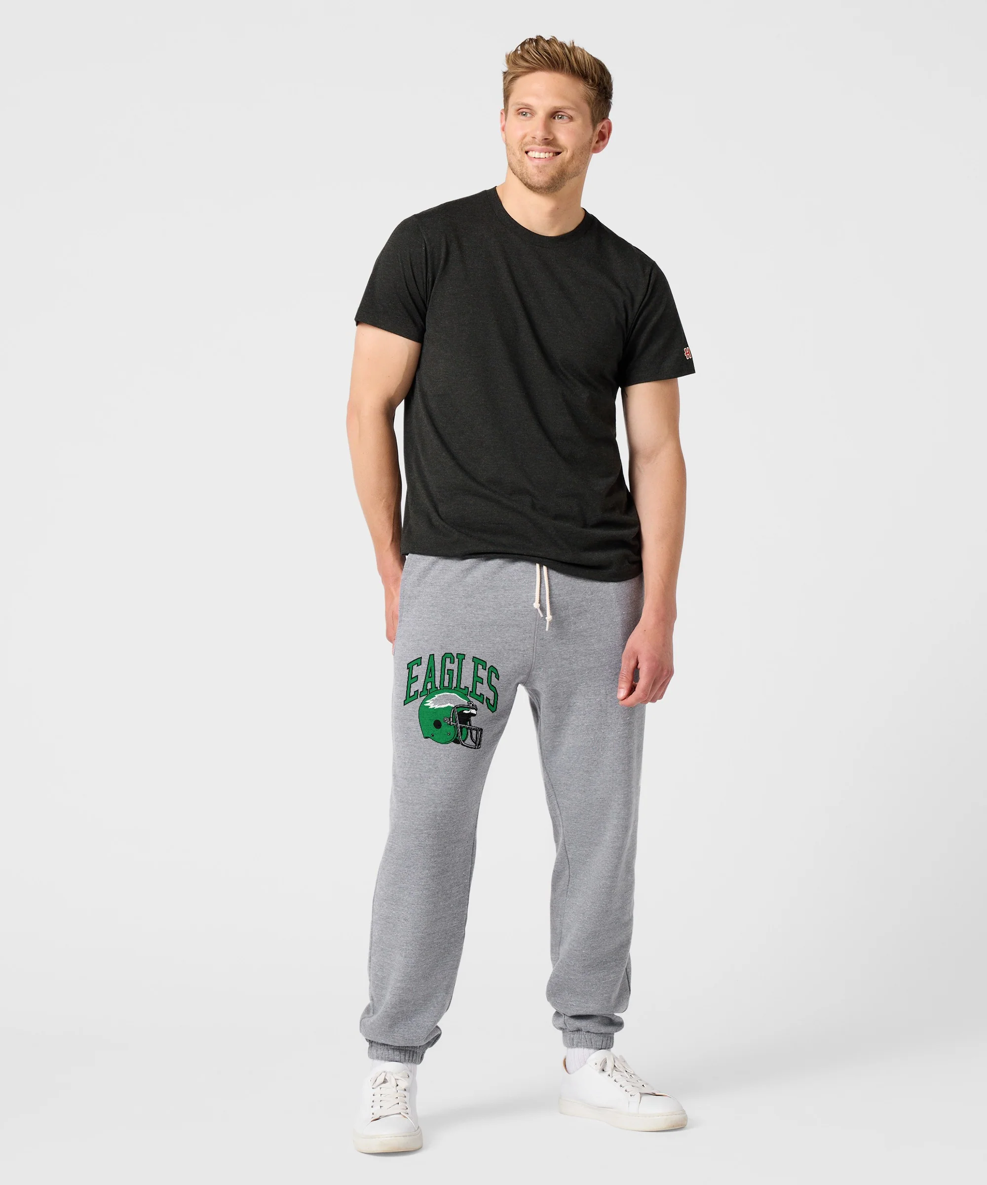 Philadelphia Eagles Helmet Retro Sweatpants - Image 5