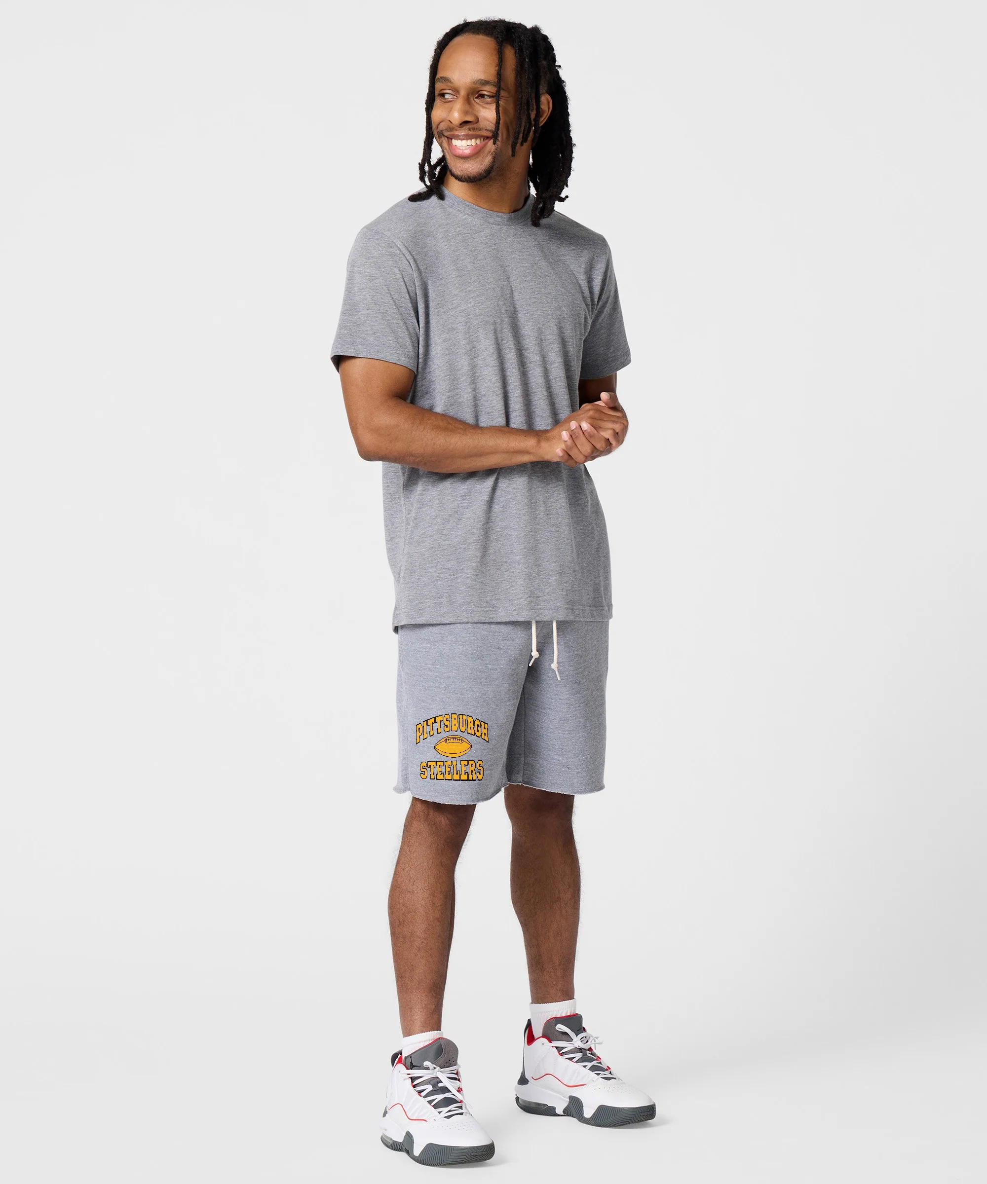 Pittsburgh Steelers Gridiron Sweat Shorts - Image 5