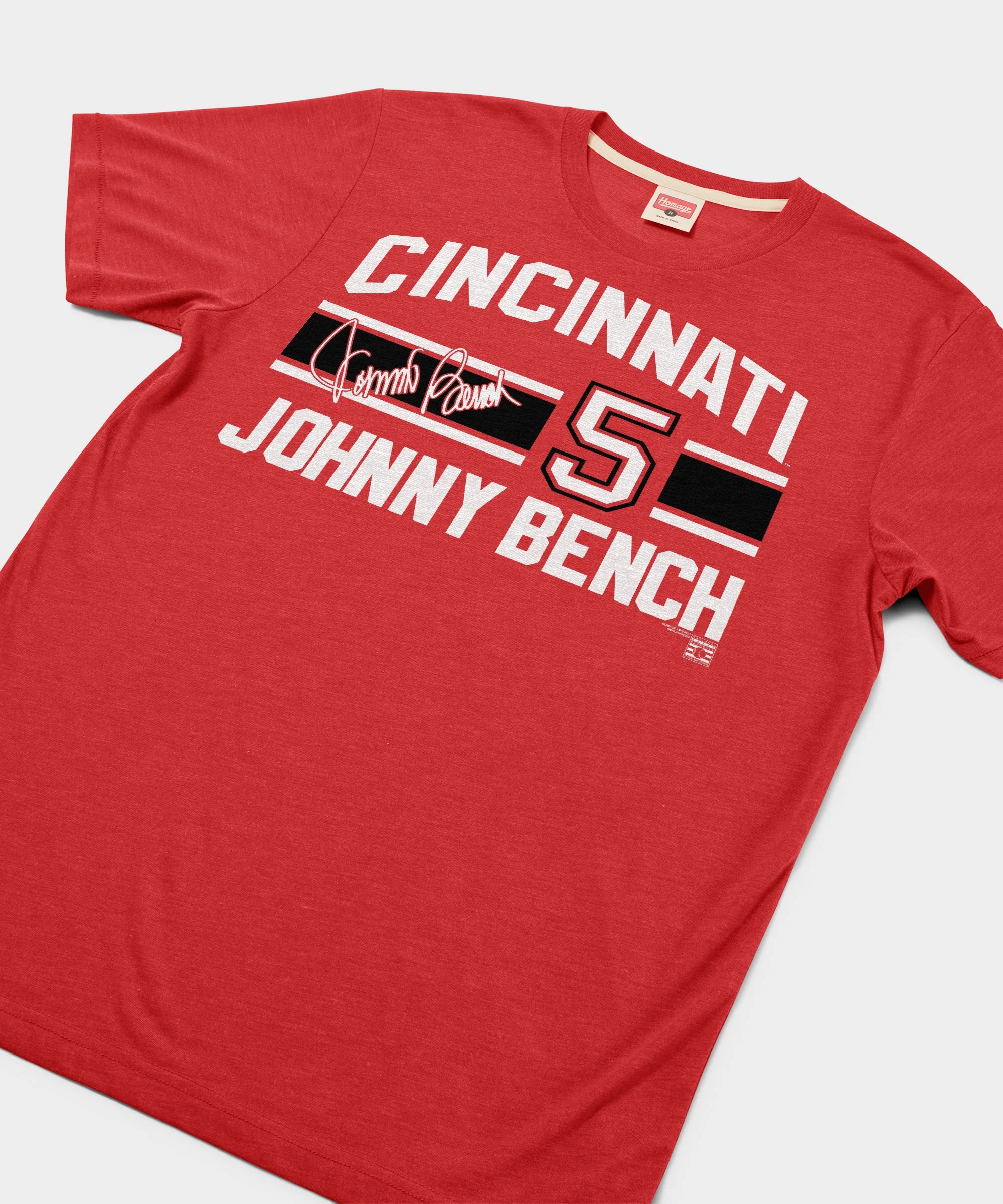 Reds Johnny Bench Signature Jersey - Image 2