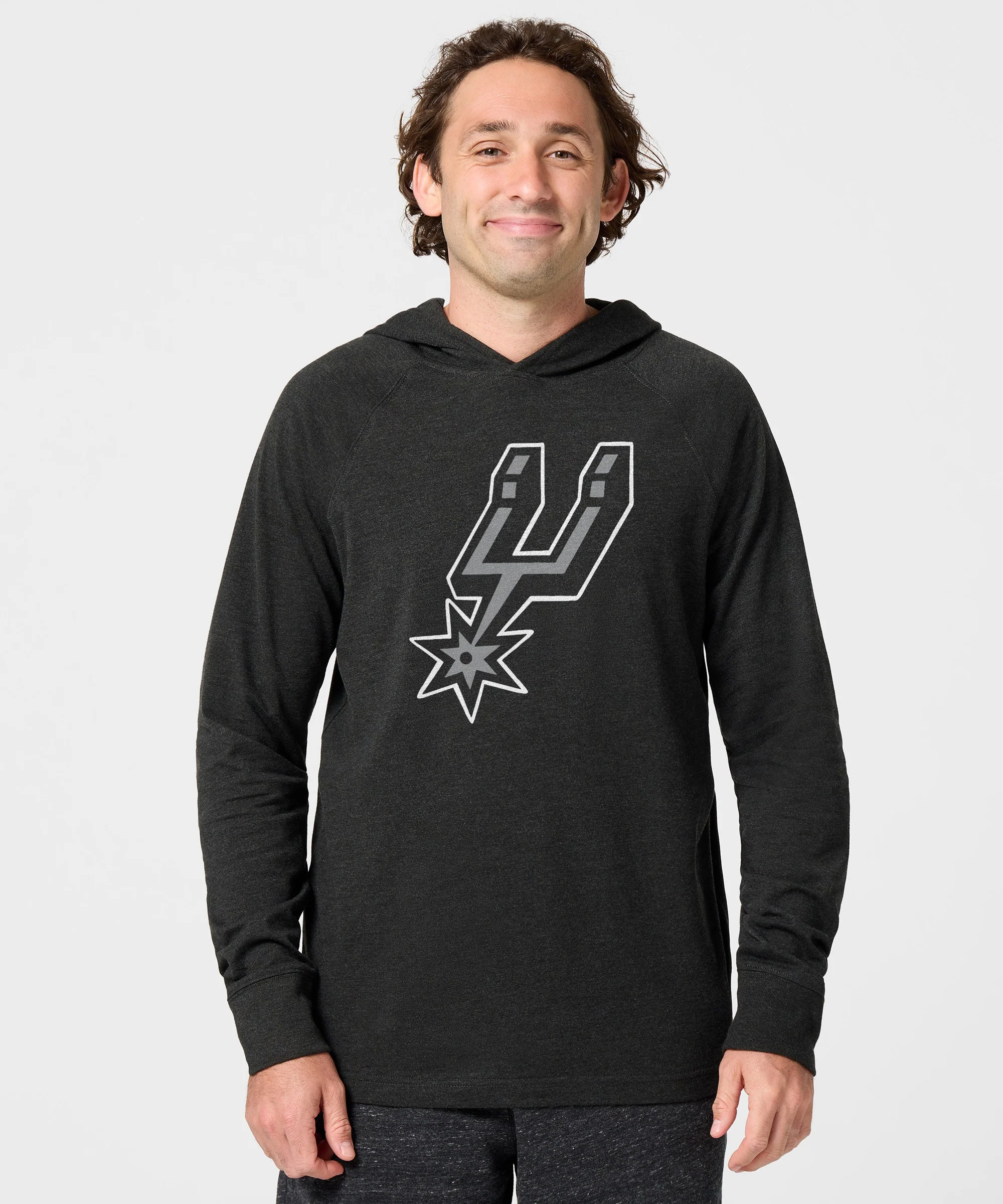 San Antonio Spurs Logo Lightweight Hoodie - Image 3