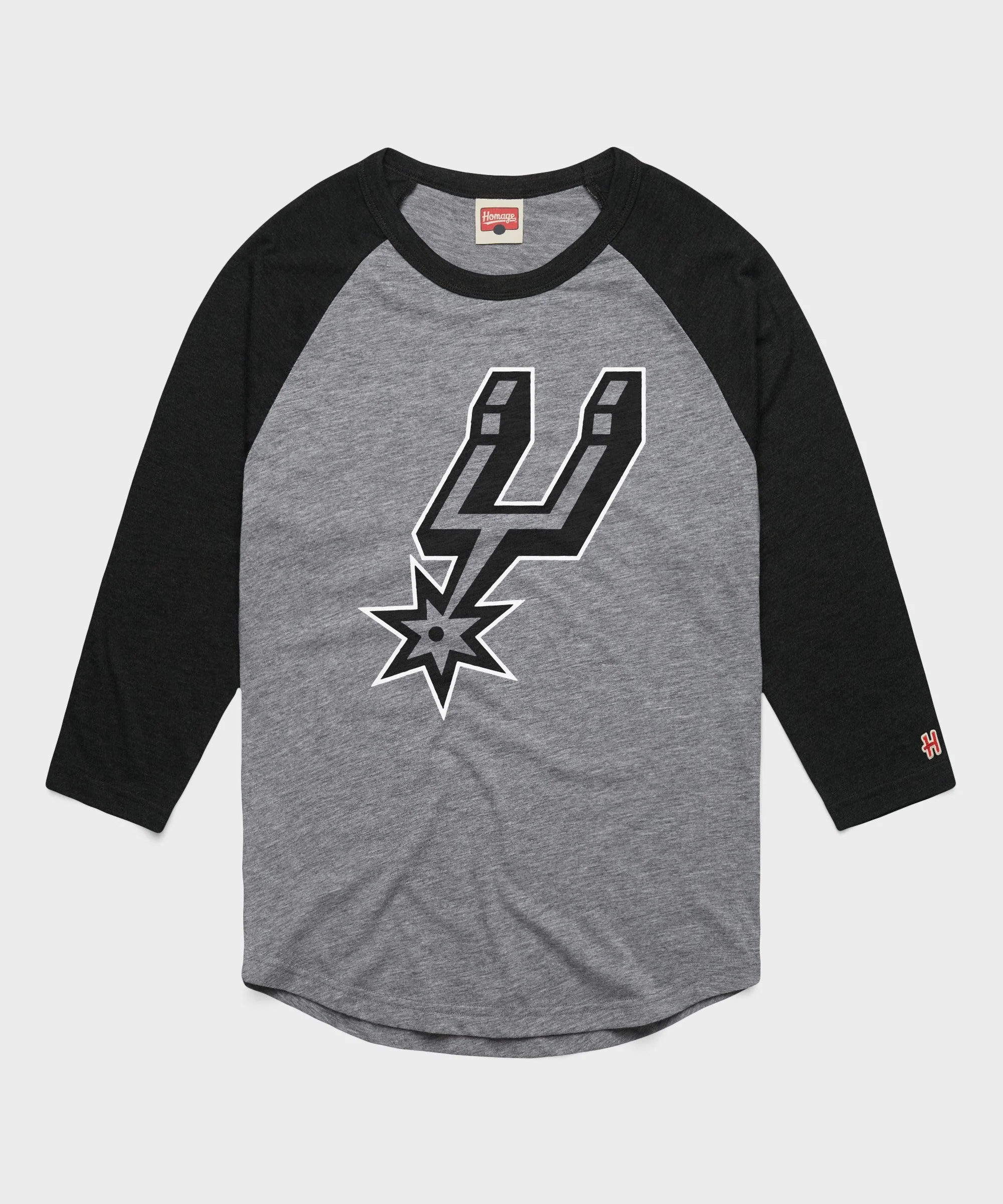 San Antonio Spurs Logo Raglan