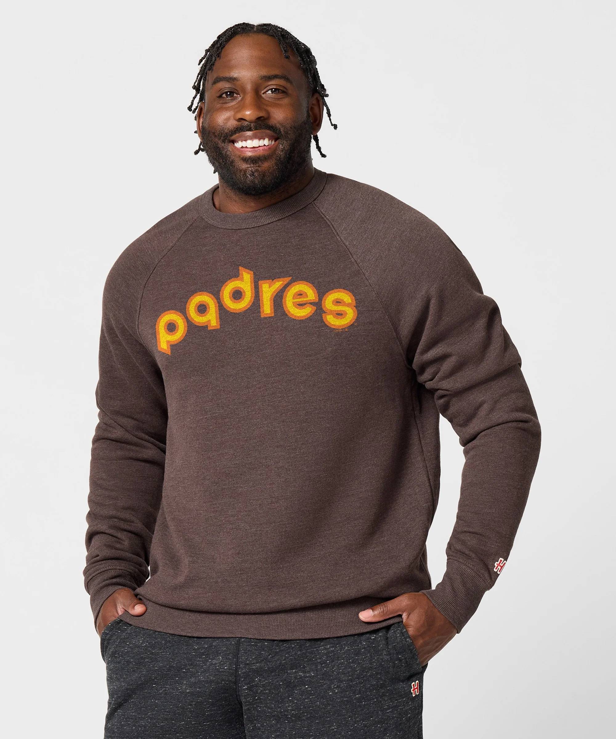 San Diego Padres Jersey Logo '80 Crewneck - Image 3