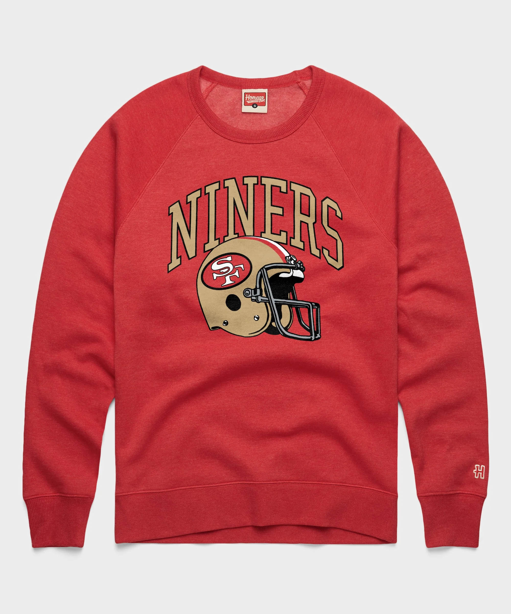 San Francisco 49ers Helmet Retro Crewneck