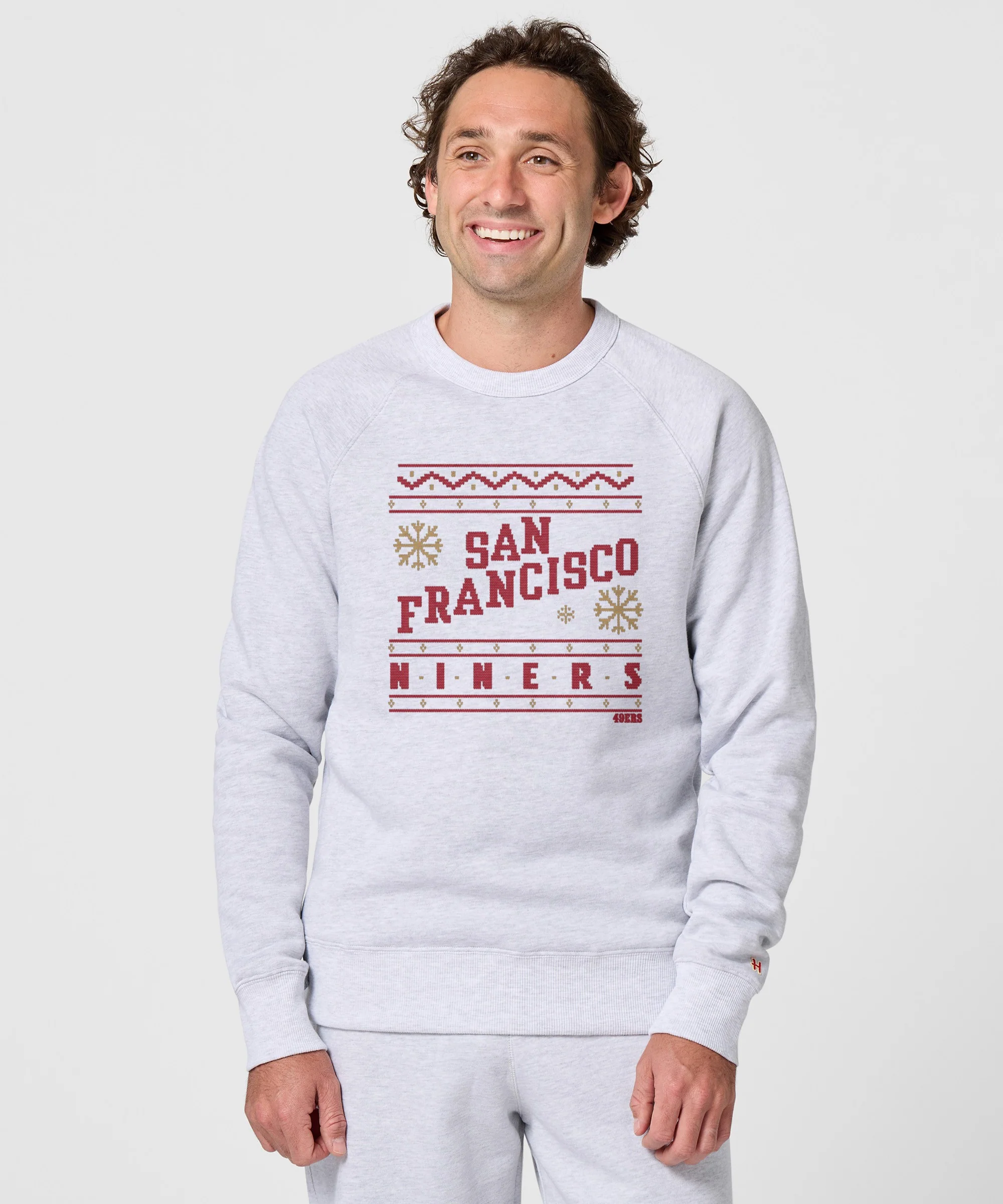 San Francisco 49ers Holiday Crewneck - Image 3