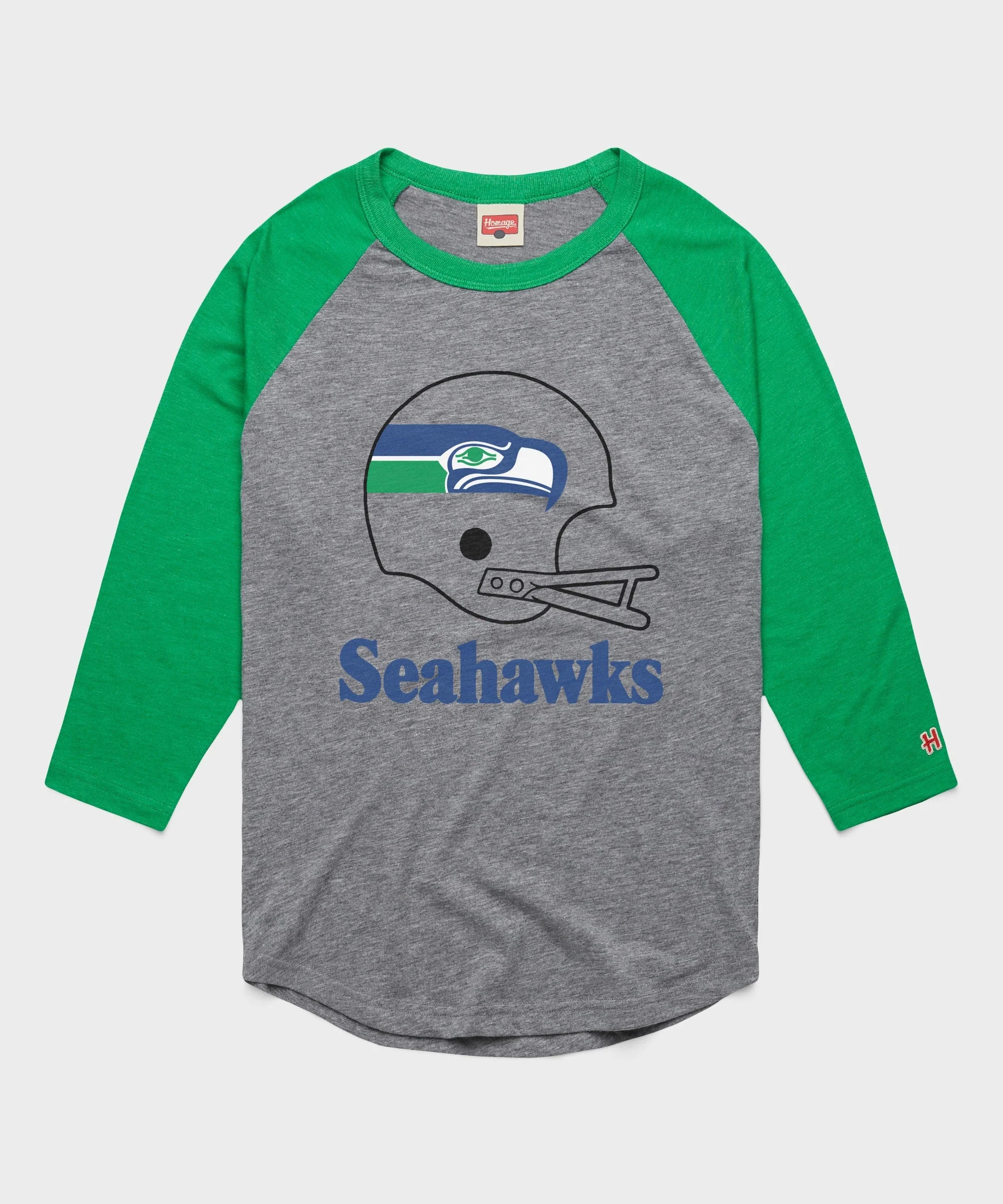 Seattle Seahawks Big Helmet Raglan