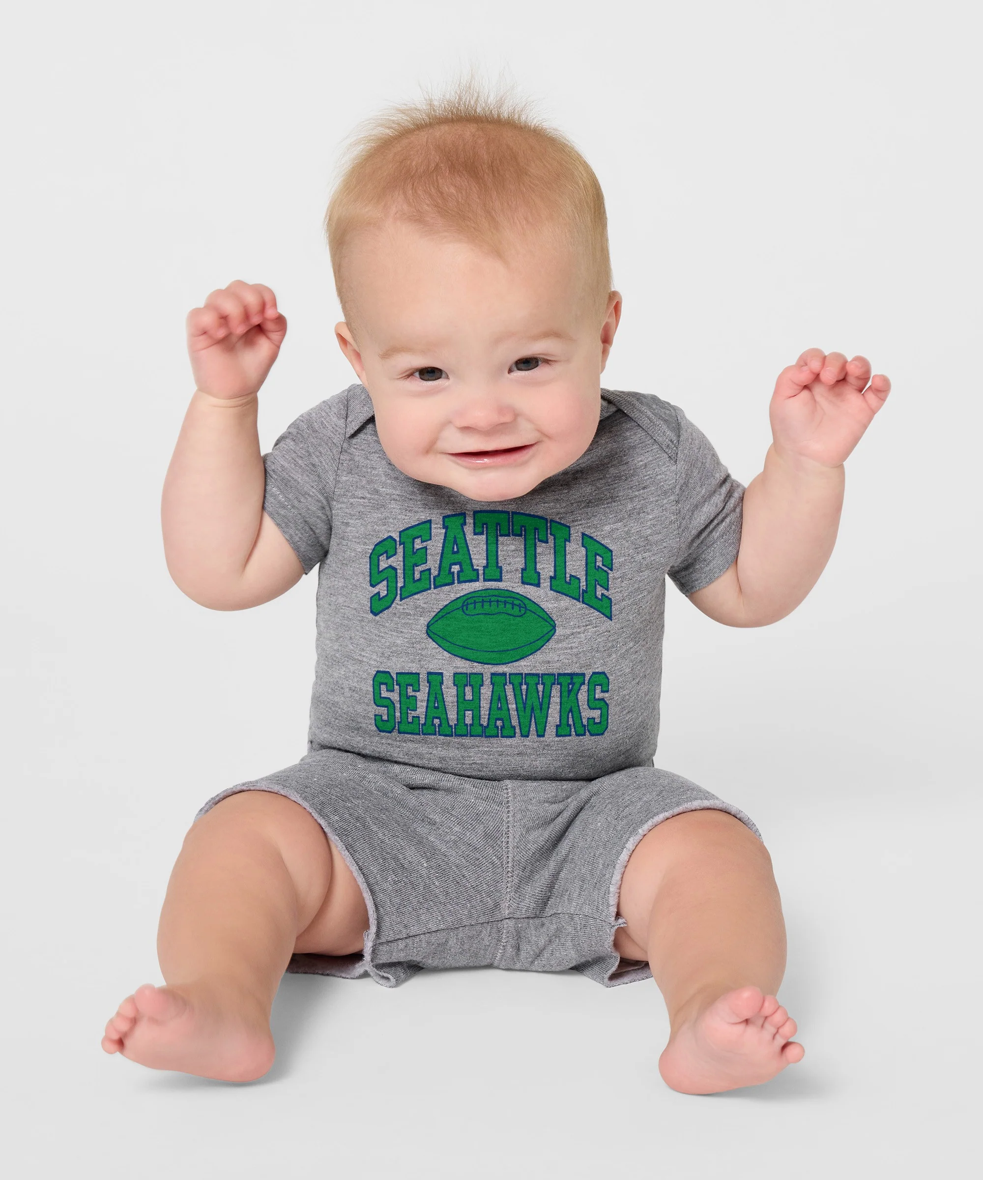 Seattle Seahawks Gridiron Baby One Piece - Image 3