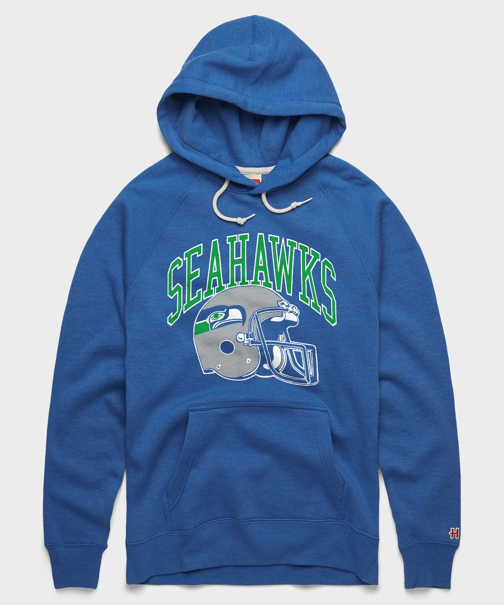 Seattle Seahawks Helmet Retro Hoodie - Image 2