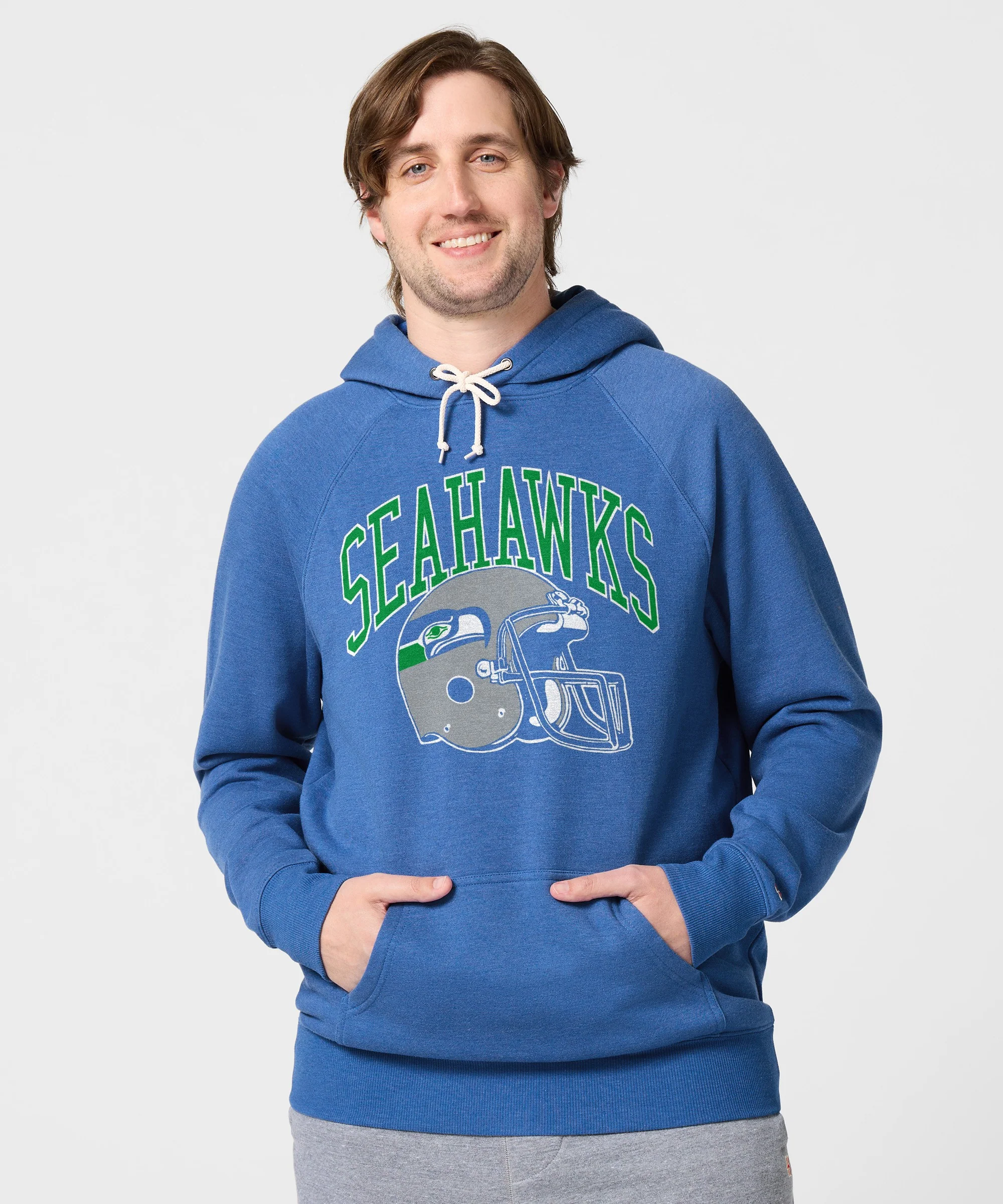 Seattle Seahawks Helmet Retro Hoodie - Image 6