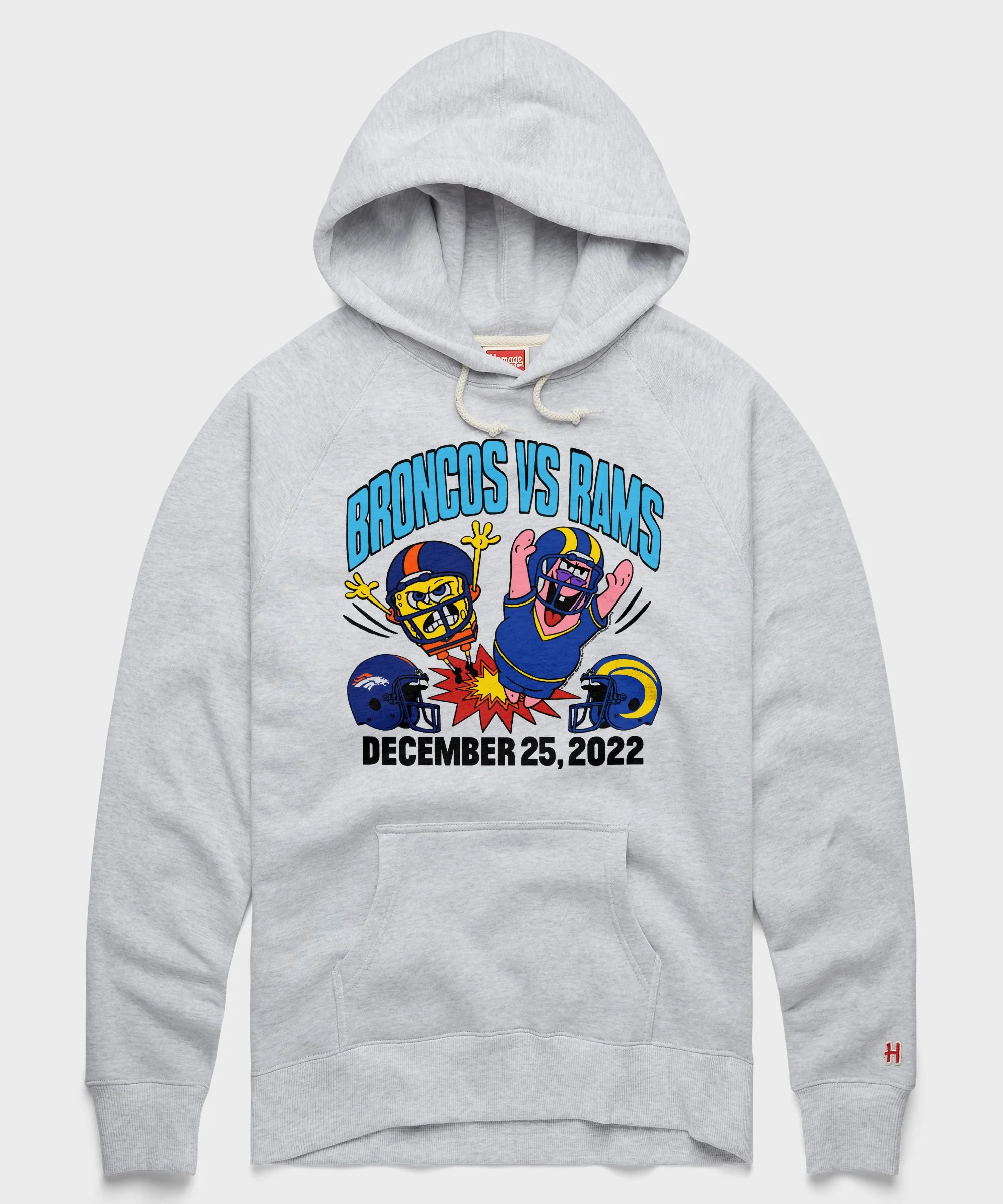 SpongeBob X Broncos Vs Rams 2022 Hoodie