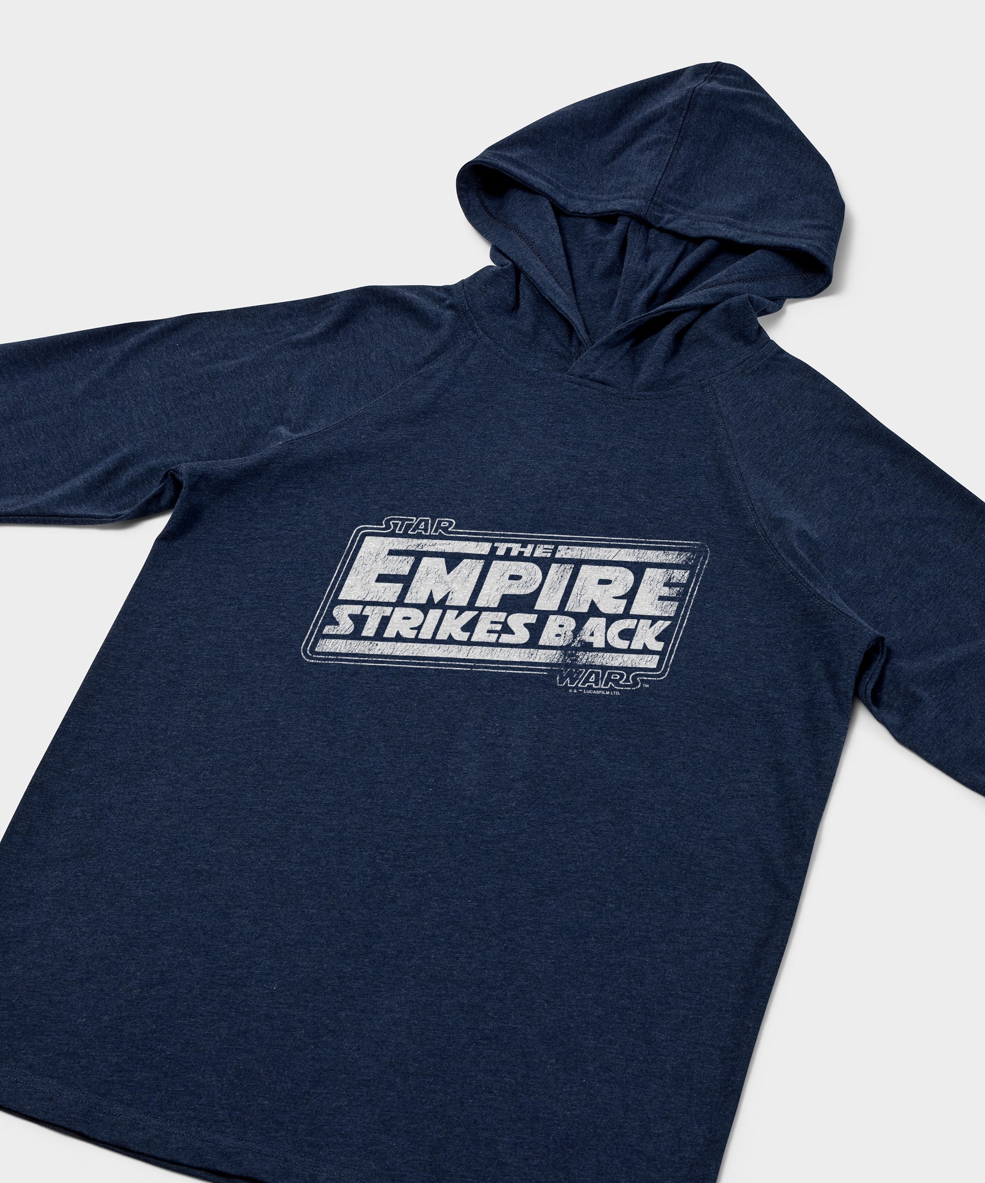Star Wars The Empire Strikes Back Logo Lightweight Hoodie - Image 2