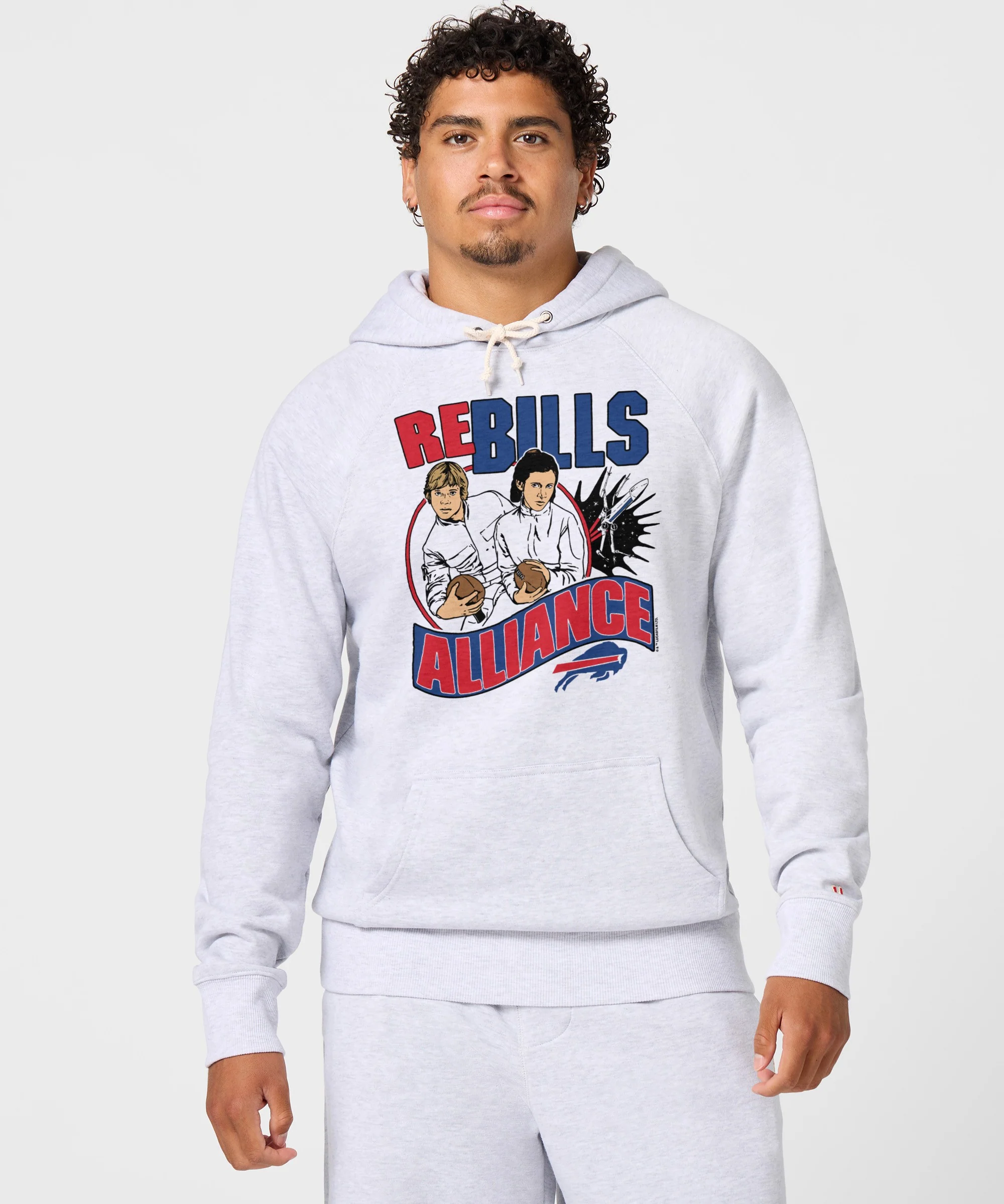 Star Wars x Buffalo Bills Light Side Hoodie - Image 3