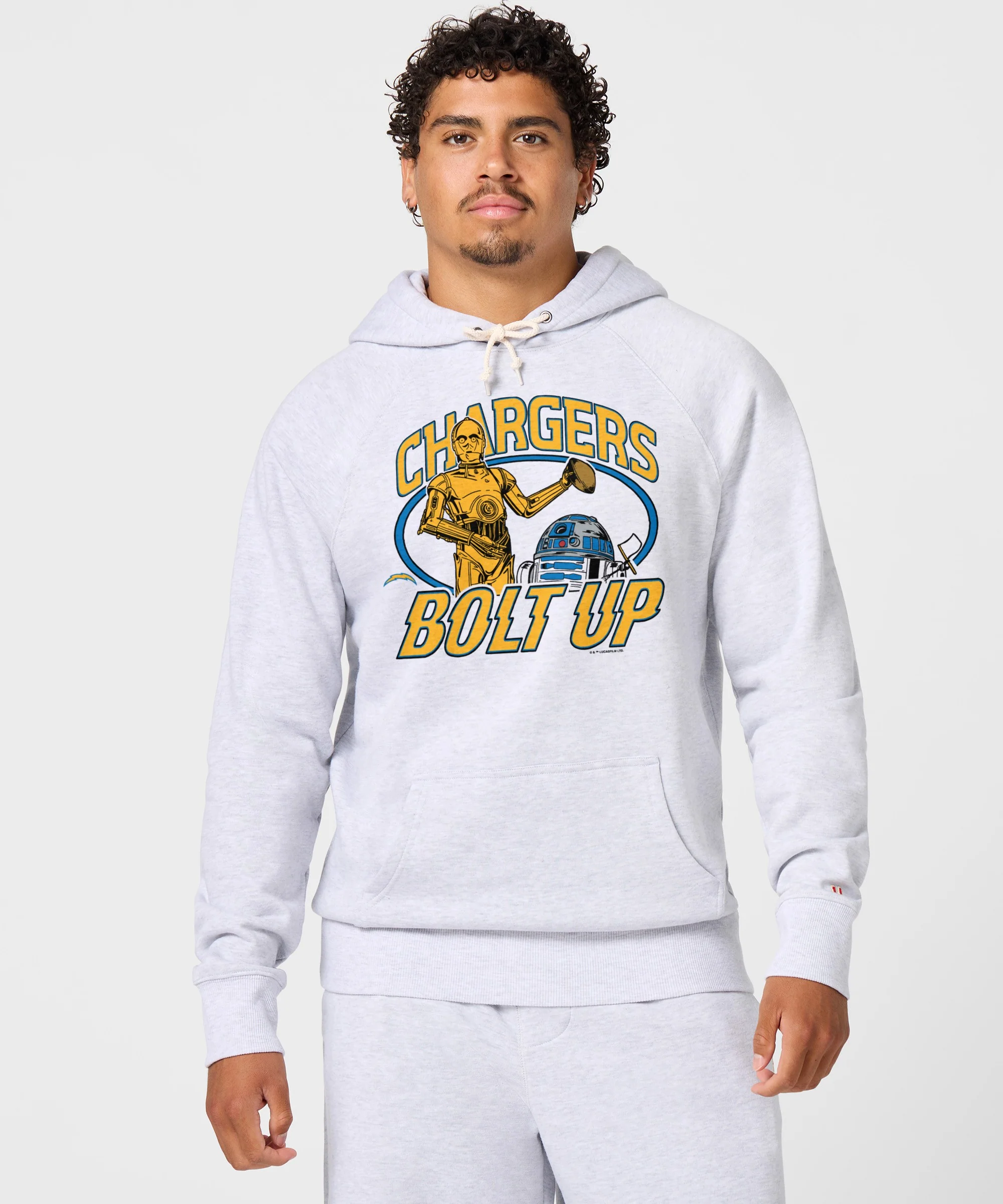 Star Wars x Los Angeles Chargers Light Side Hoodie - Image 3