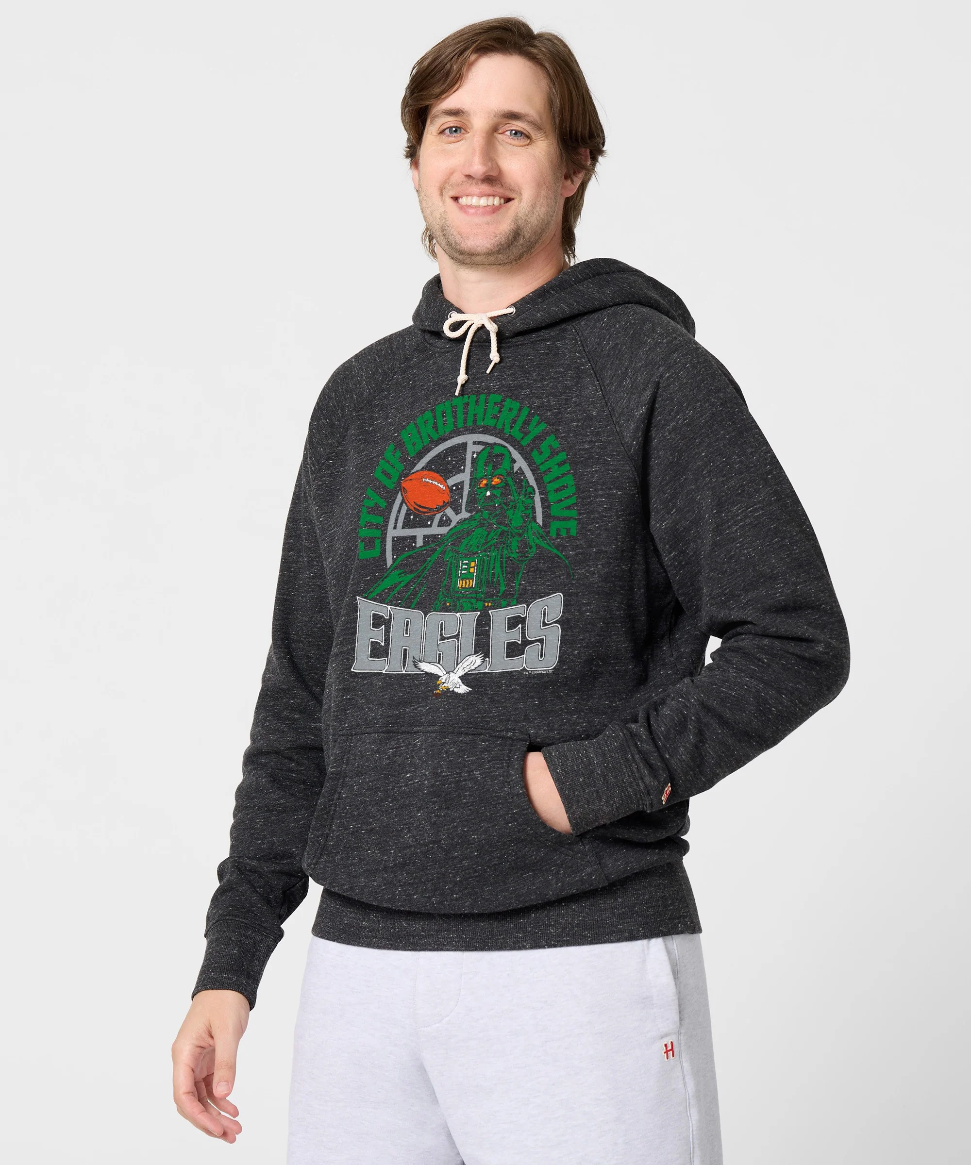 Star Wars x Philadelphia Eagles Dark Side Hoodie - Image 3