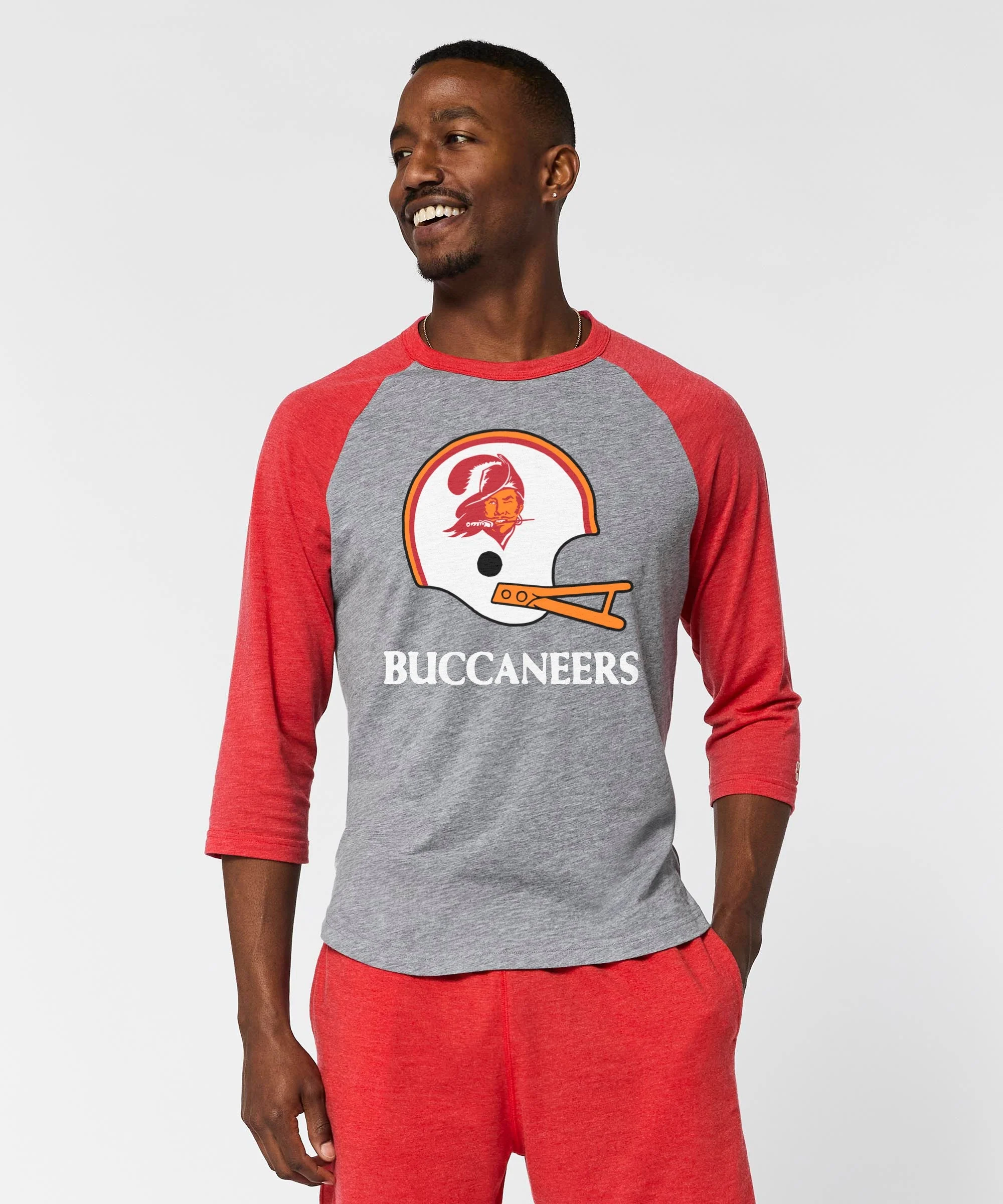 Tampa Bay Buccaneers Big Helmet Raglan - Image 3