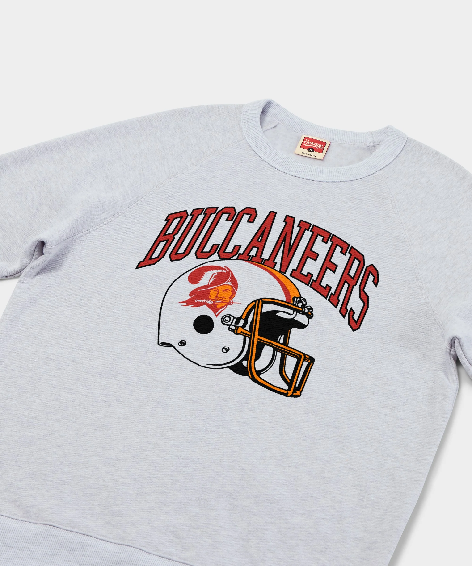Tampa Bay Buccaneers Helmet Retro Crewneck - Image 2