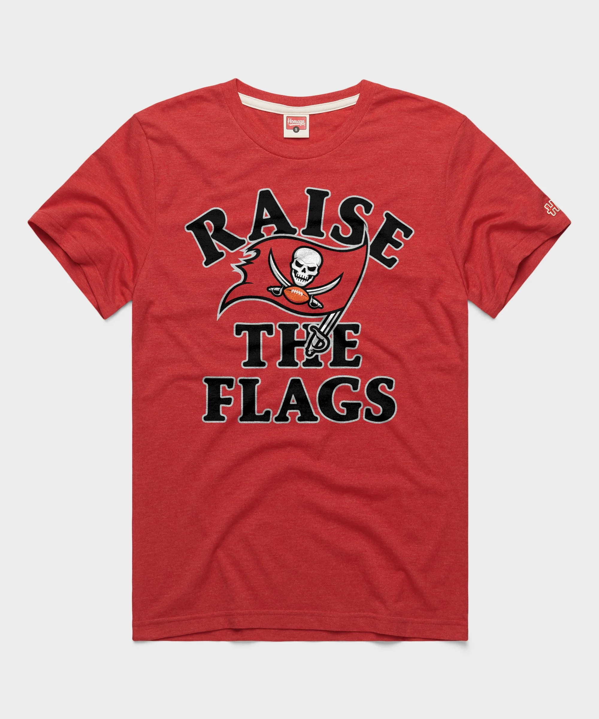 Tampa Bay Buccaneers Raise The Flags