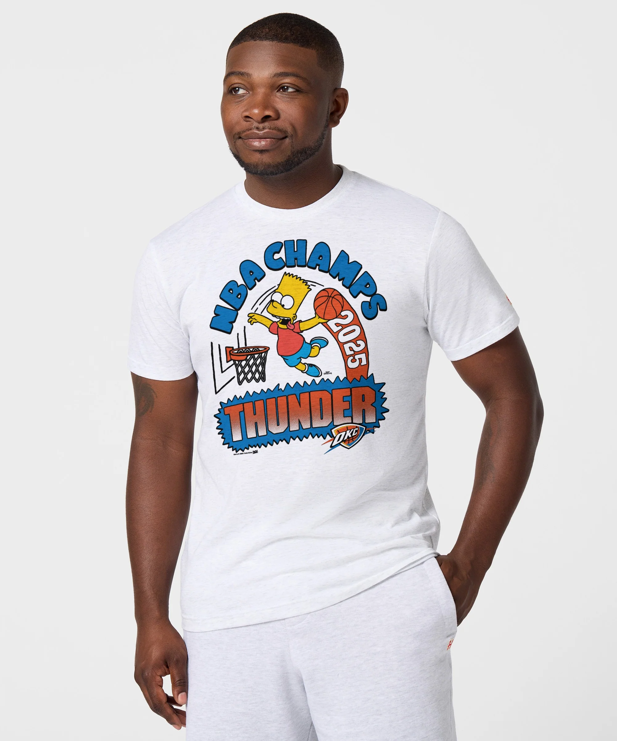 The Simpsons Bart x Thunder 2025 NBA Champs - Image 3