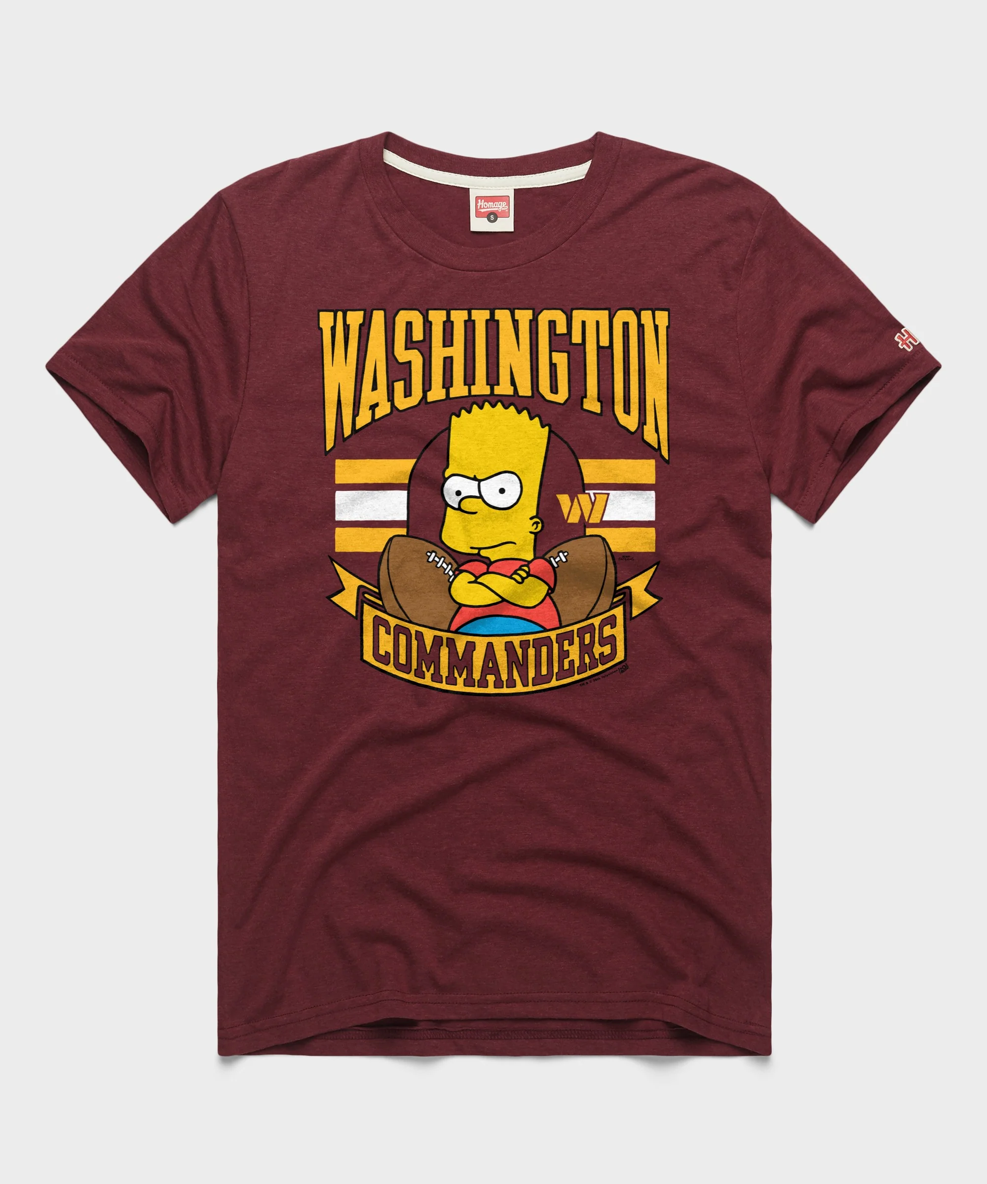 The Simpsons Bart x Washington Commanders