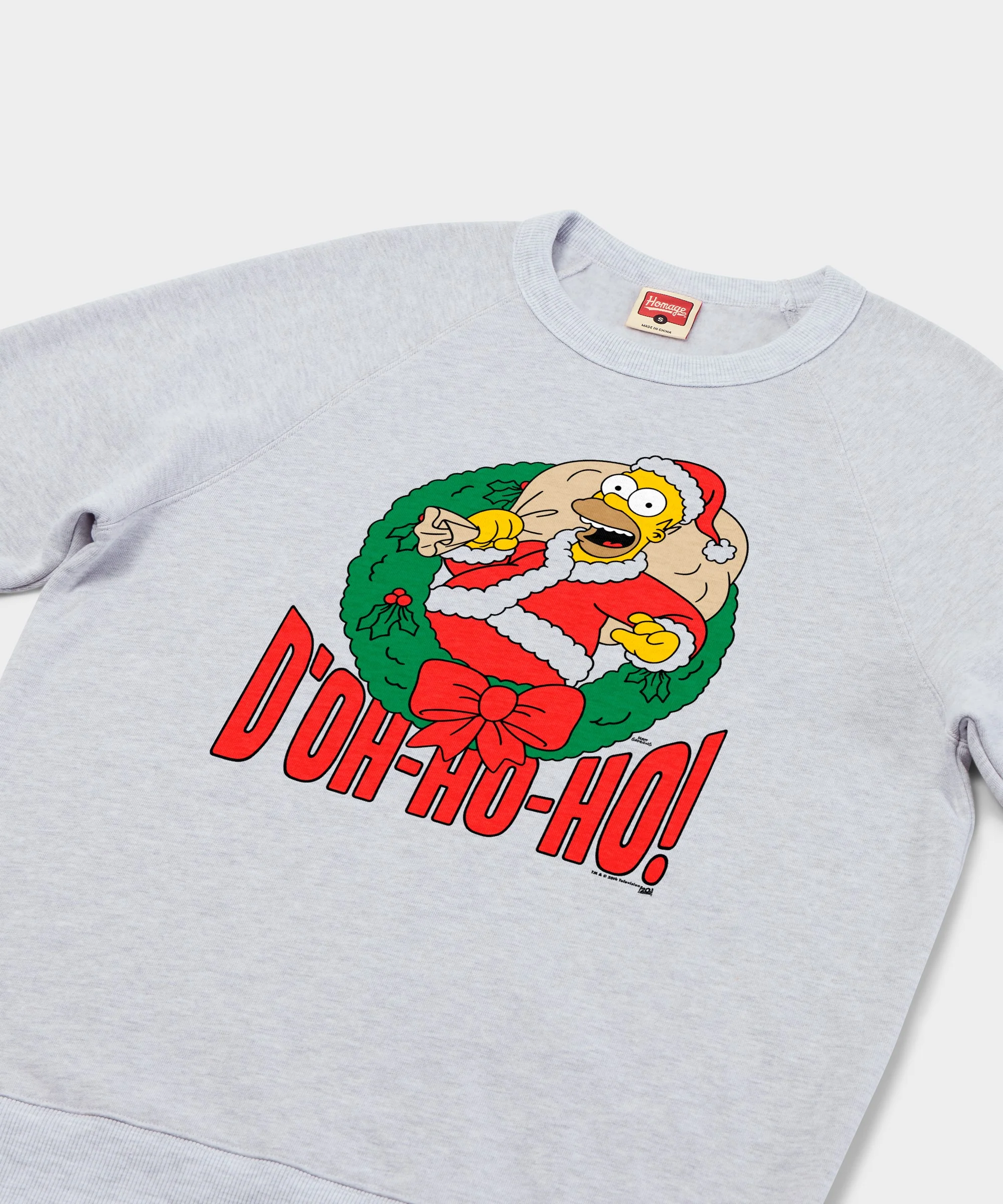 The Simpsons Homer D'oh-Ho-Ho Crewneck - Image 2