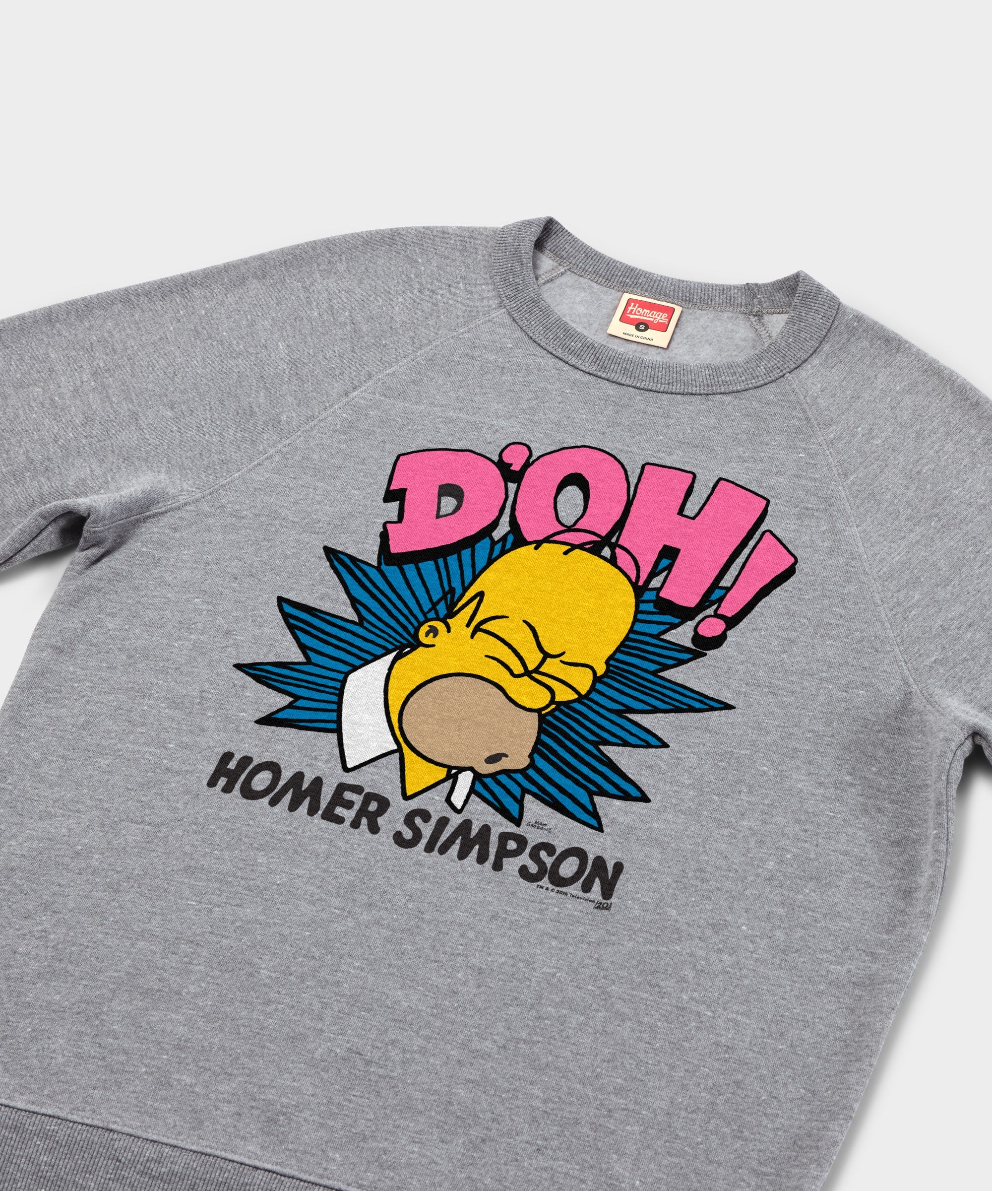 The Simpsons Homer Simpson D'oh Crewneck - Image 2