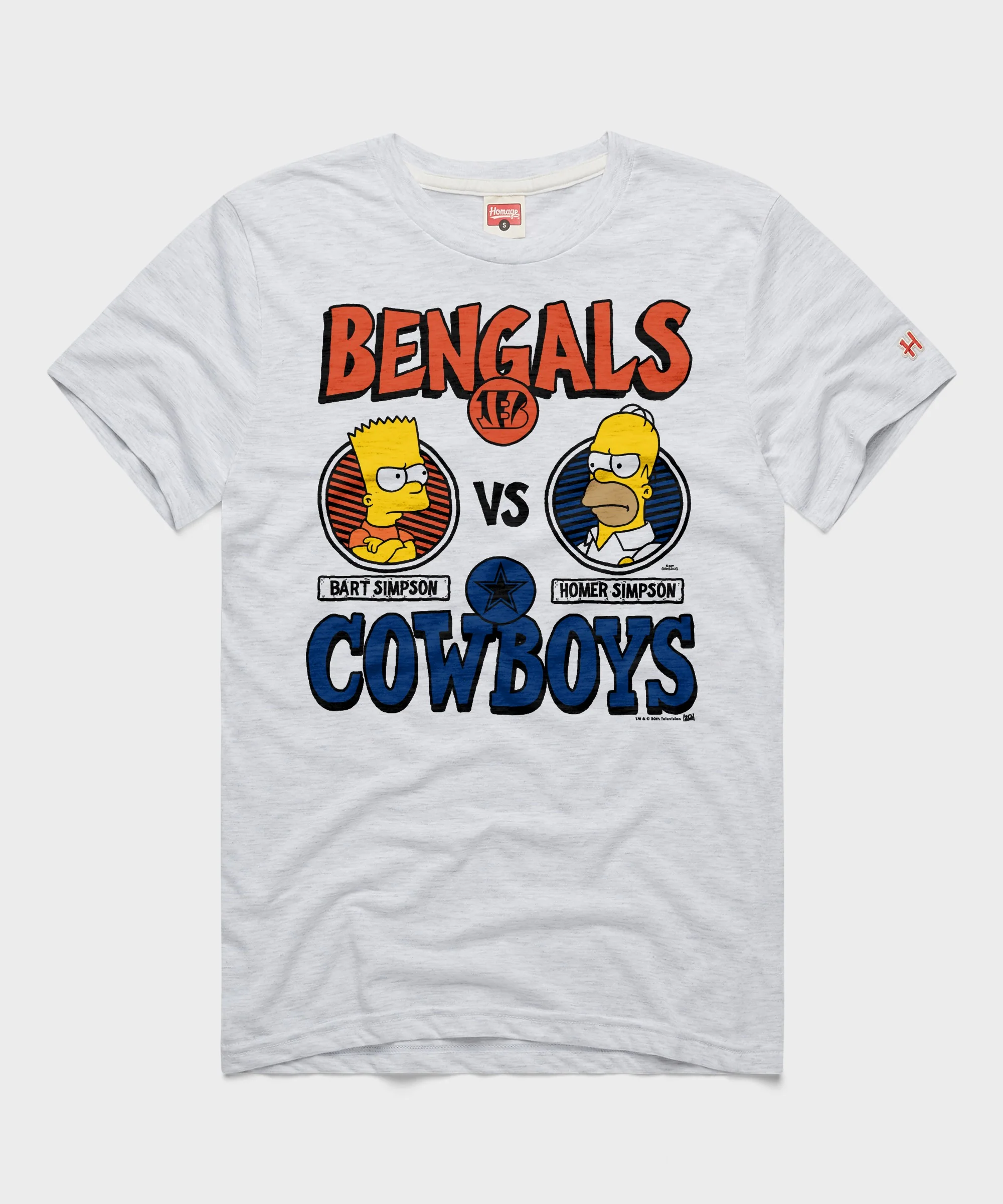 The Simpsons x Bengals Vs Cowboys